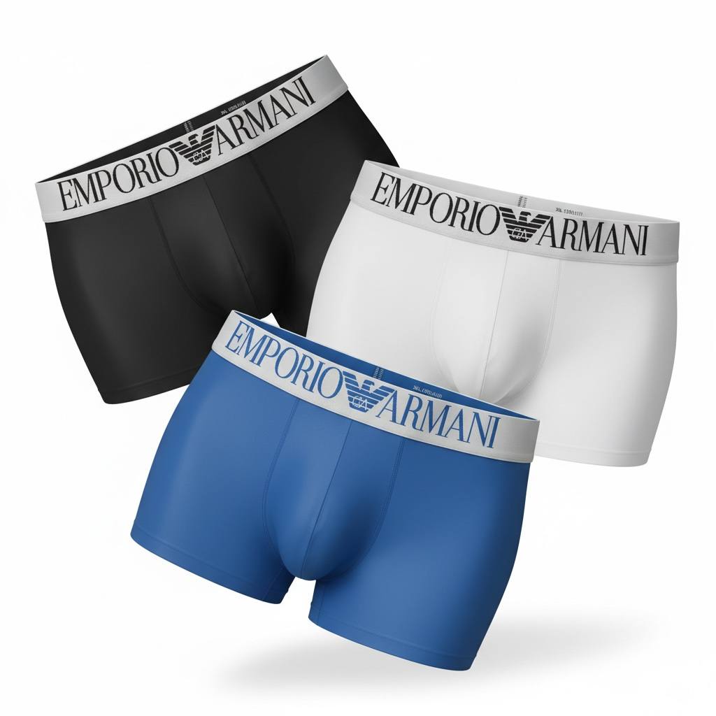 Emporio Armani Mesh 3-Pack Boxer Briefs π₯ Premium Menβs Luxury Underwear Set
