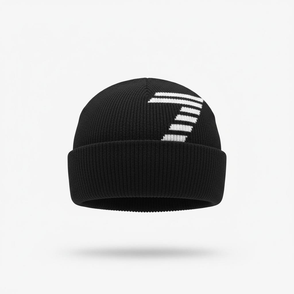 🖤 Emporio Armani Eagle Knit Beanie – Minimal Italian Luxury ❄️🦅