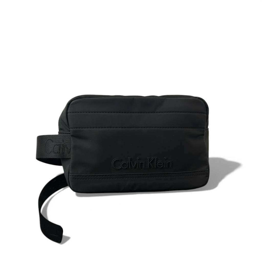 🖤 Calvin Klein Minimal Black Toiletry Bag