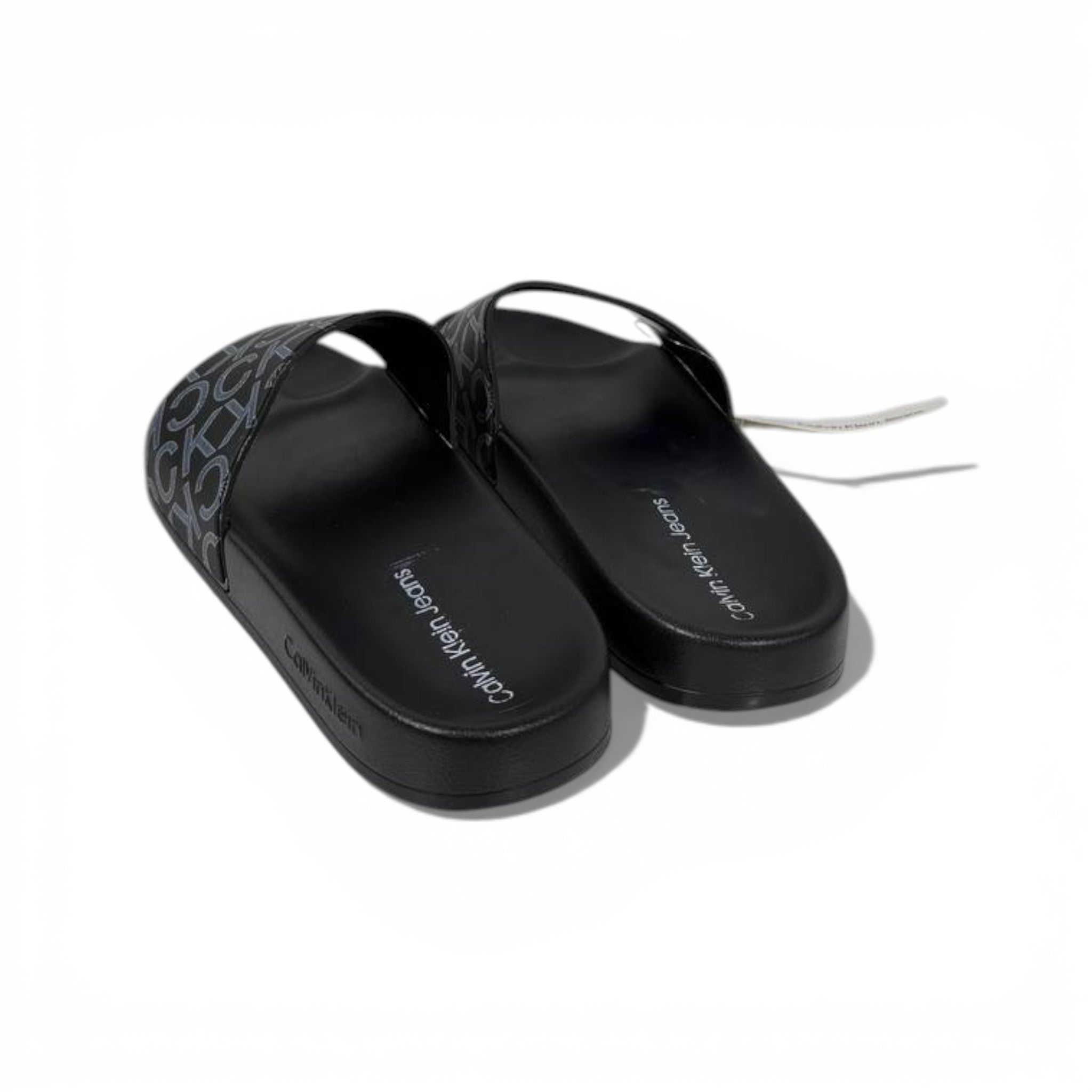 🖤 Calvin Klein Monogram Black Slides