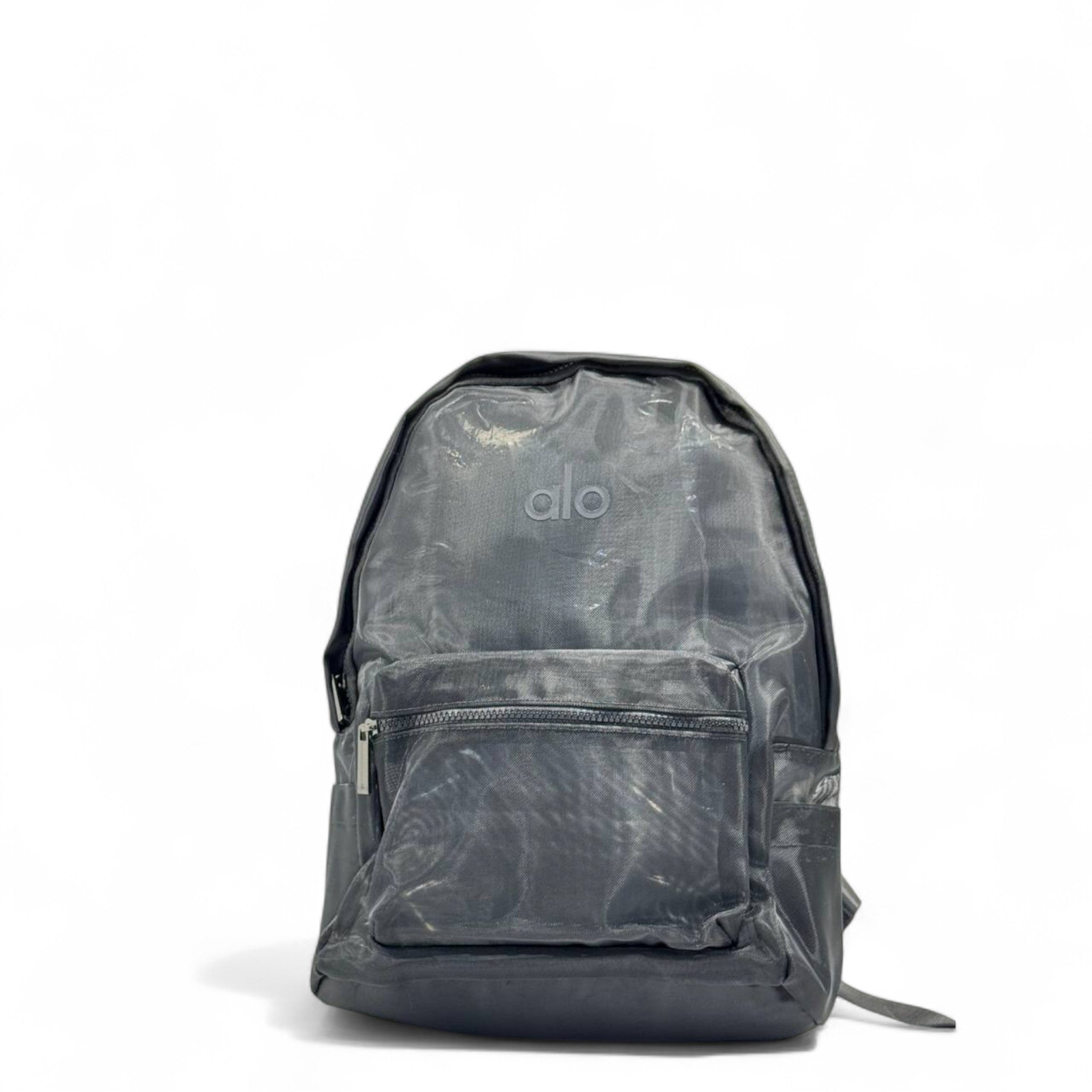 Alo Transparent Mesh Backpack β Midnight Black π€π