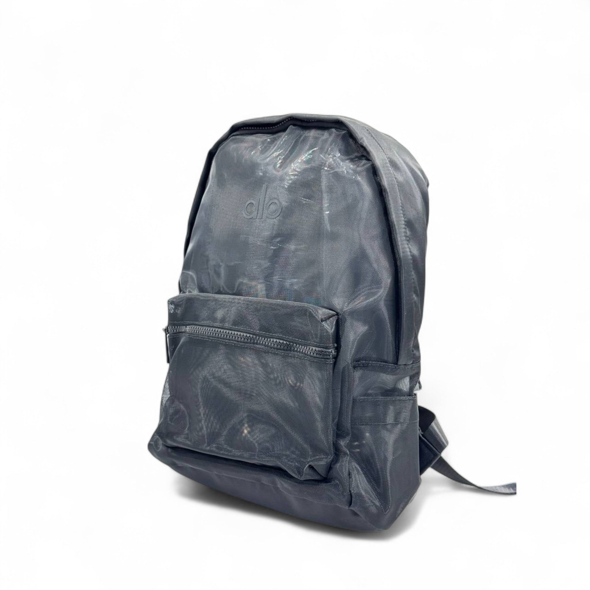 Alo Transparent Mesh Backpack β Midnight Black π€π