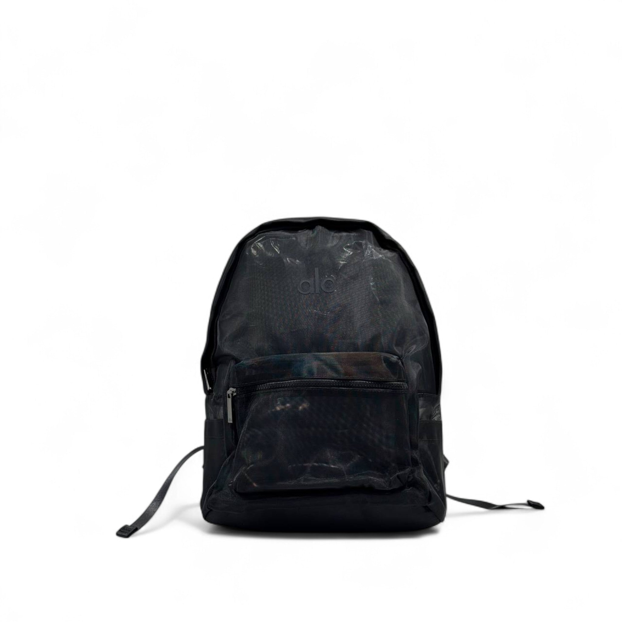 Alo Transparent Mesh Backpack β Midnight Black π€π