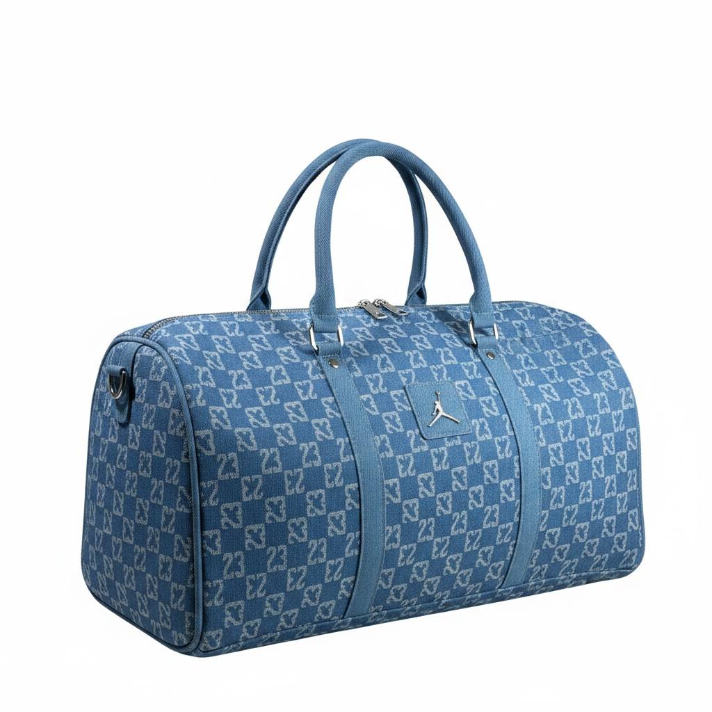 Jordan Signature Travel Duffle Bag π§³π Denim Blue Edition