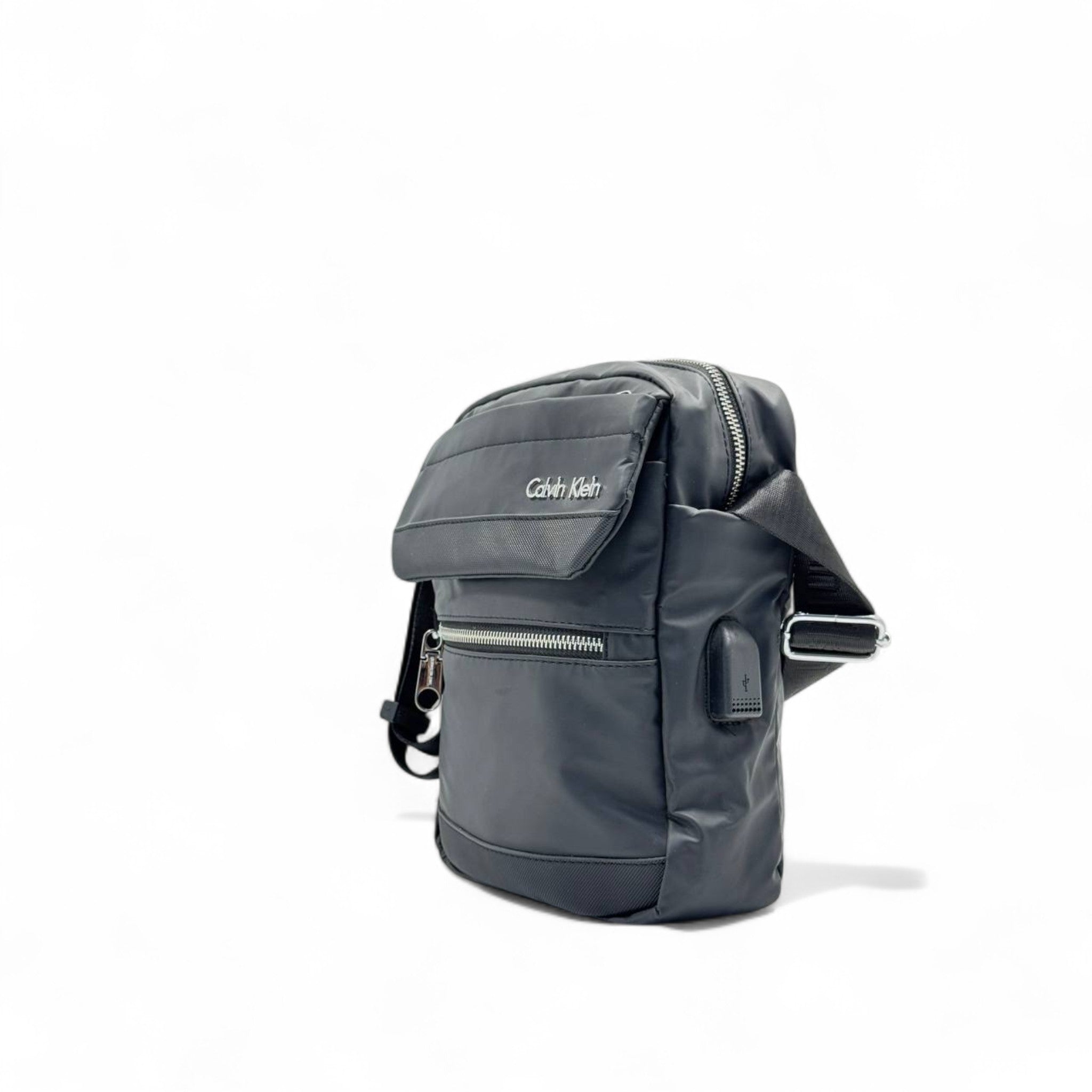 Calvin Klein Black Crossbody Bag β Sleek Nylon Urban Style πβ¨