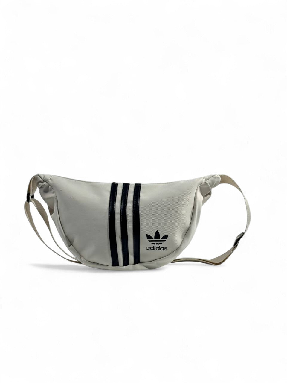 🤍 Adidas Waist & Crossbody Bag – Cream Edition 🤍