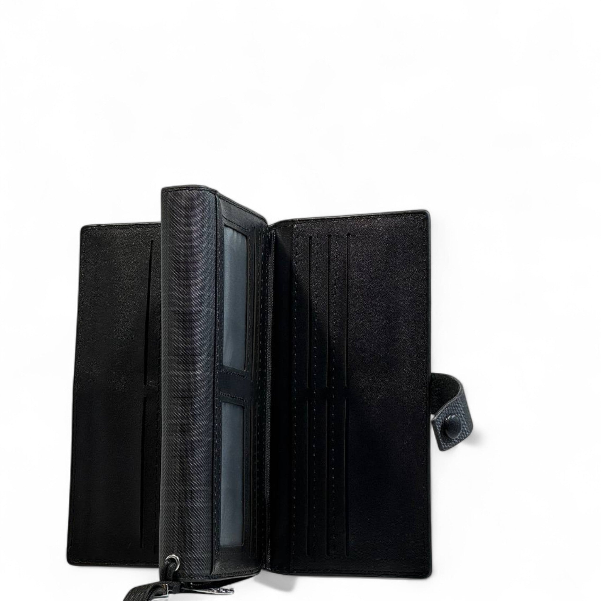 Montblanc Blue Check Long Wallet – Signature Edition