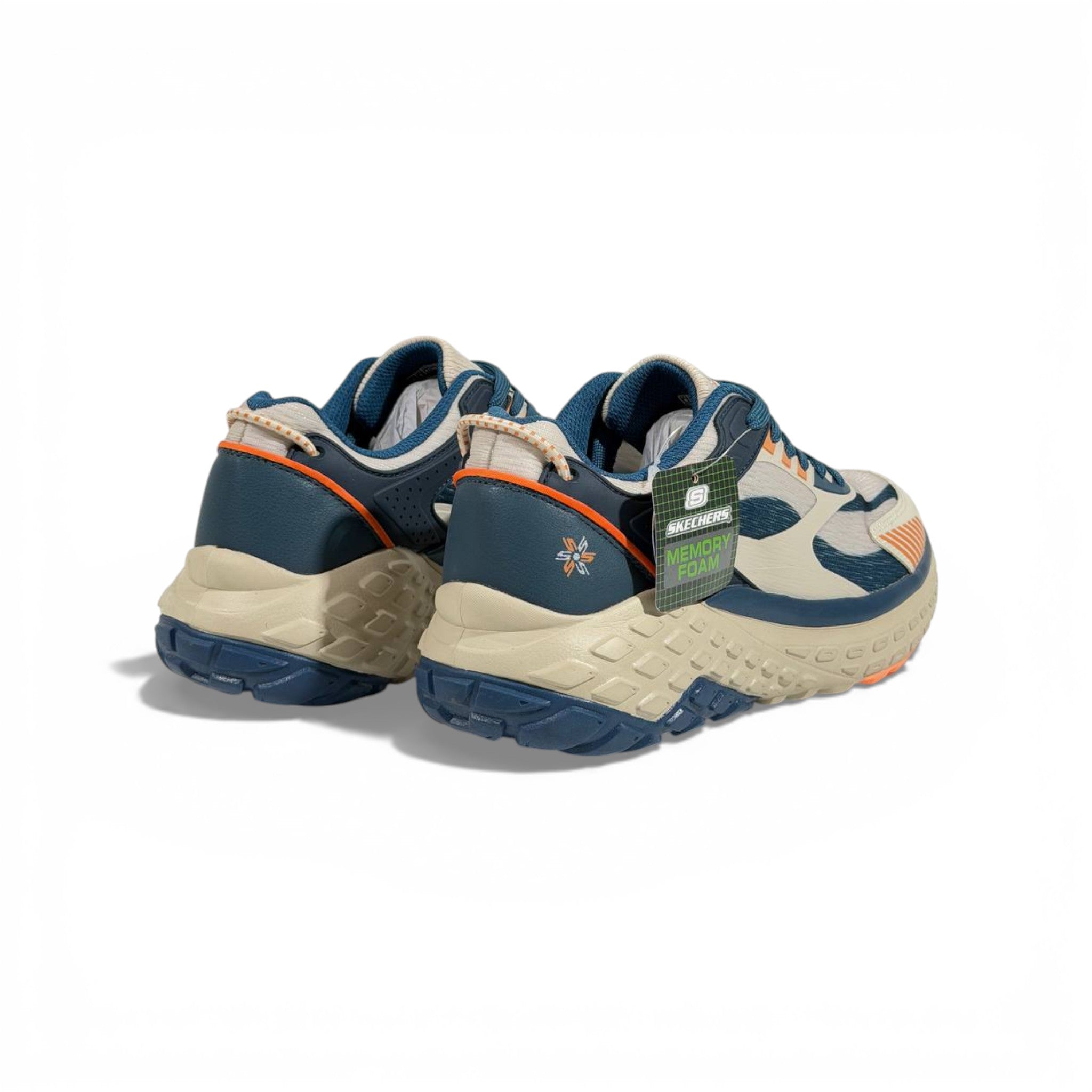 🟦🟧 Skechers Monster Evo Sneakers – Rugged Performance & All-Day Comfort 👟🔥