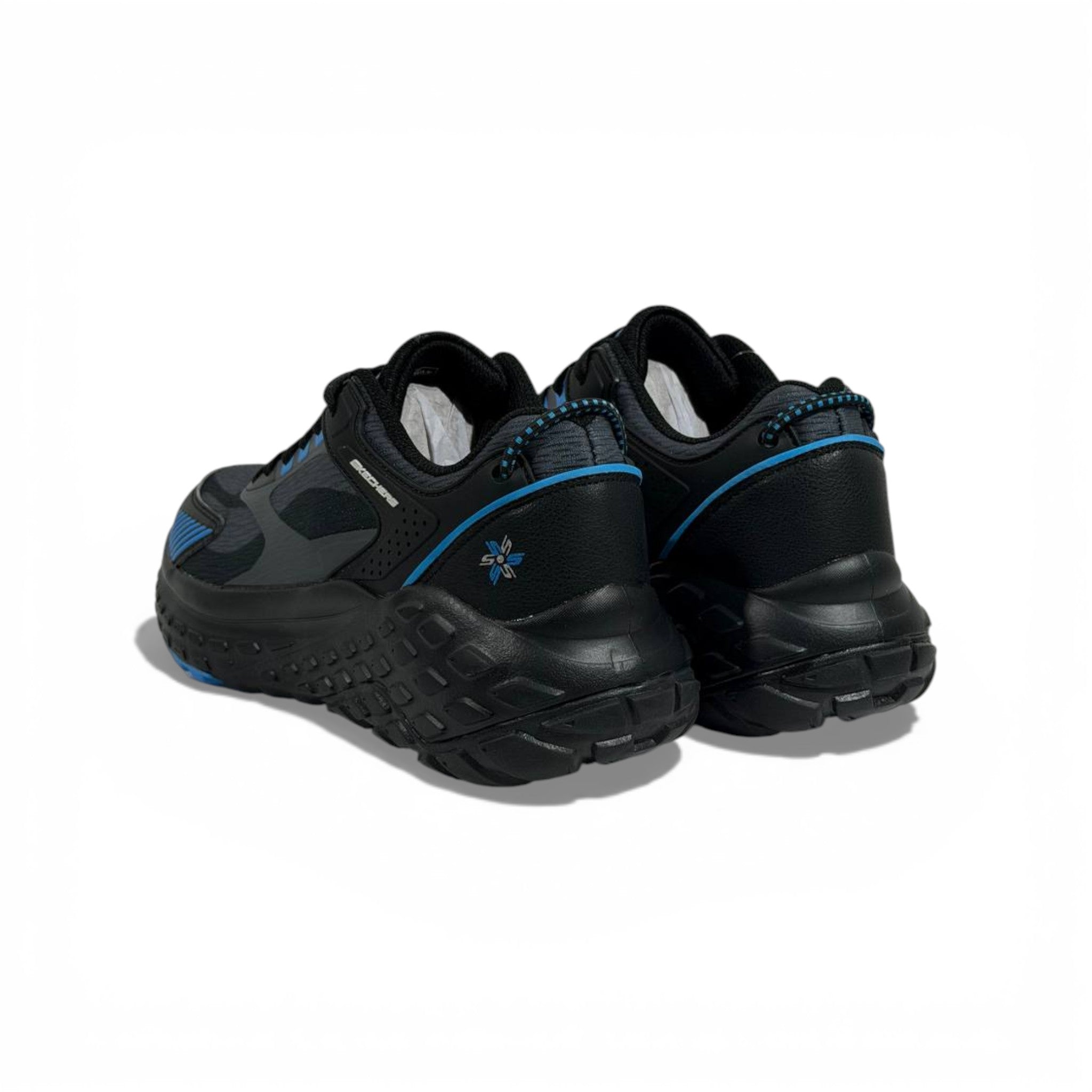 🔵⚫ Skechers Monster Evo Sneakers – Rugged Performance with Bold Sporty Style 👟🔥