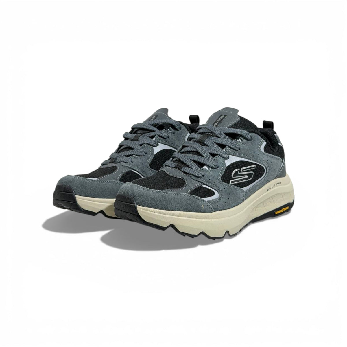 🩶 Skechers D’Lux Pro x Goodyear Sneakers – Ultimate Comfort & Durable Performance 👟✨