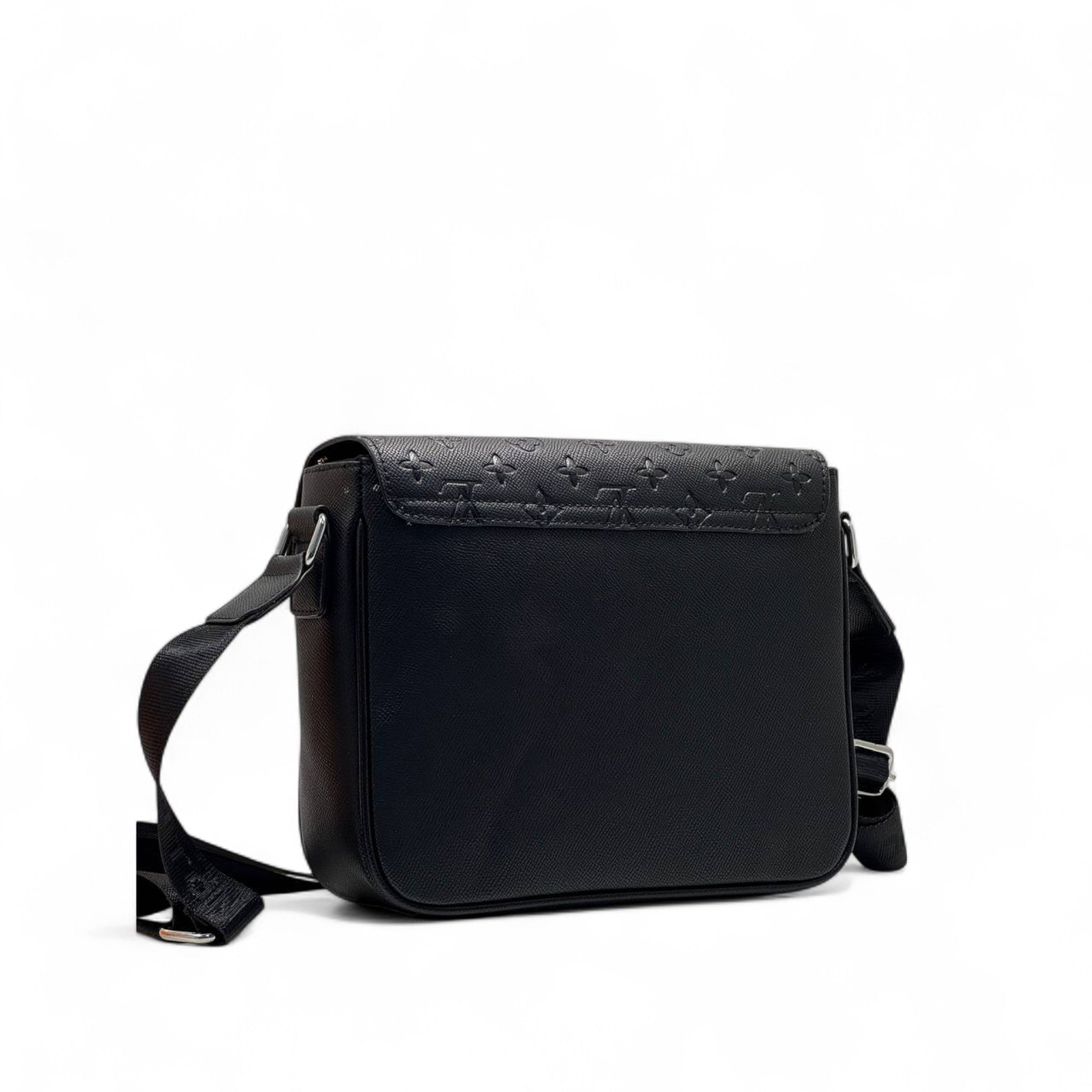 Louis Vuitton Monogram Embossed Crossbody β Classic Black Luxe π€π