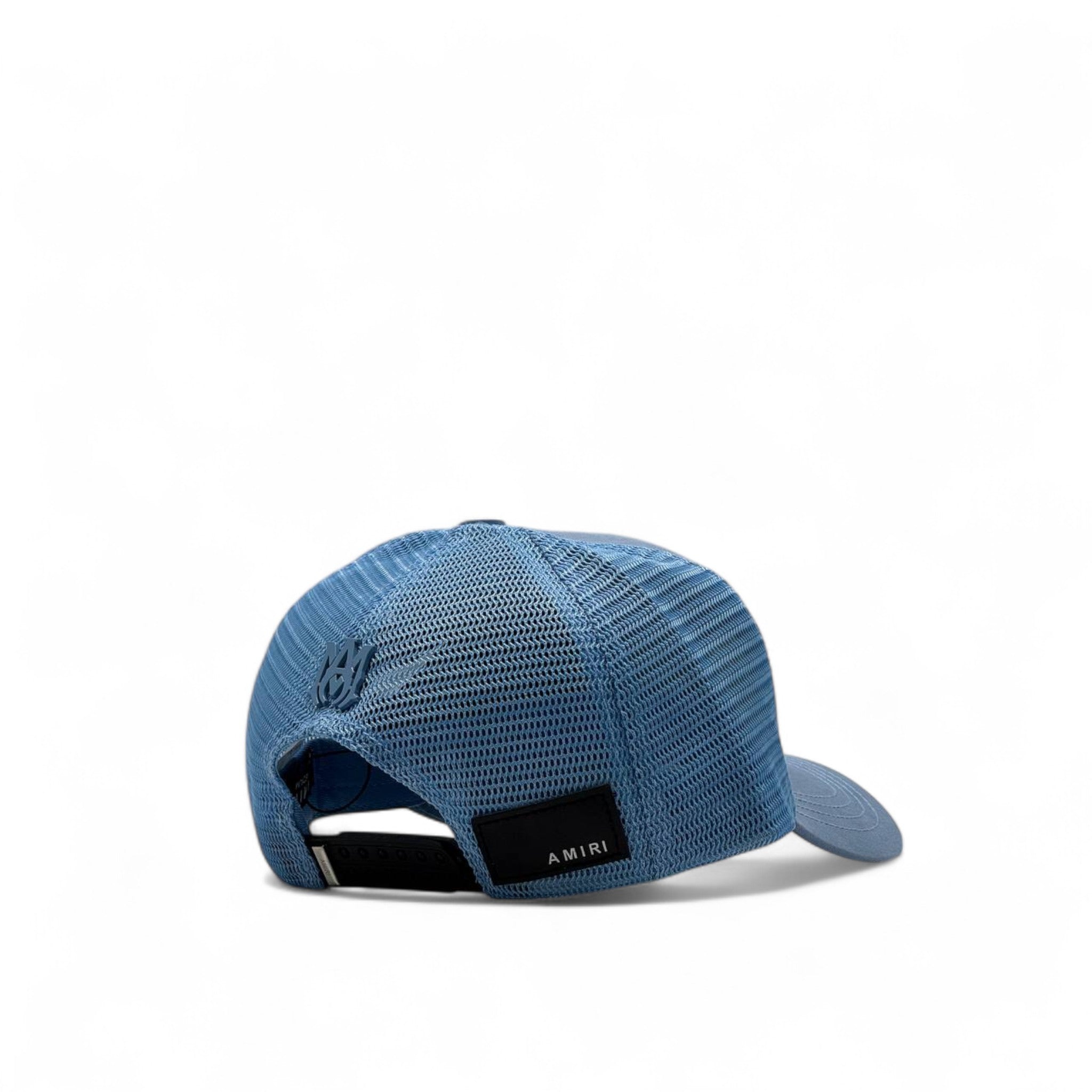 Amiri Jazz CafΓ© Hollywood Trucker Cap β Blue Melody Edition π·π