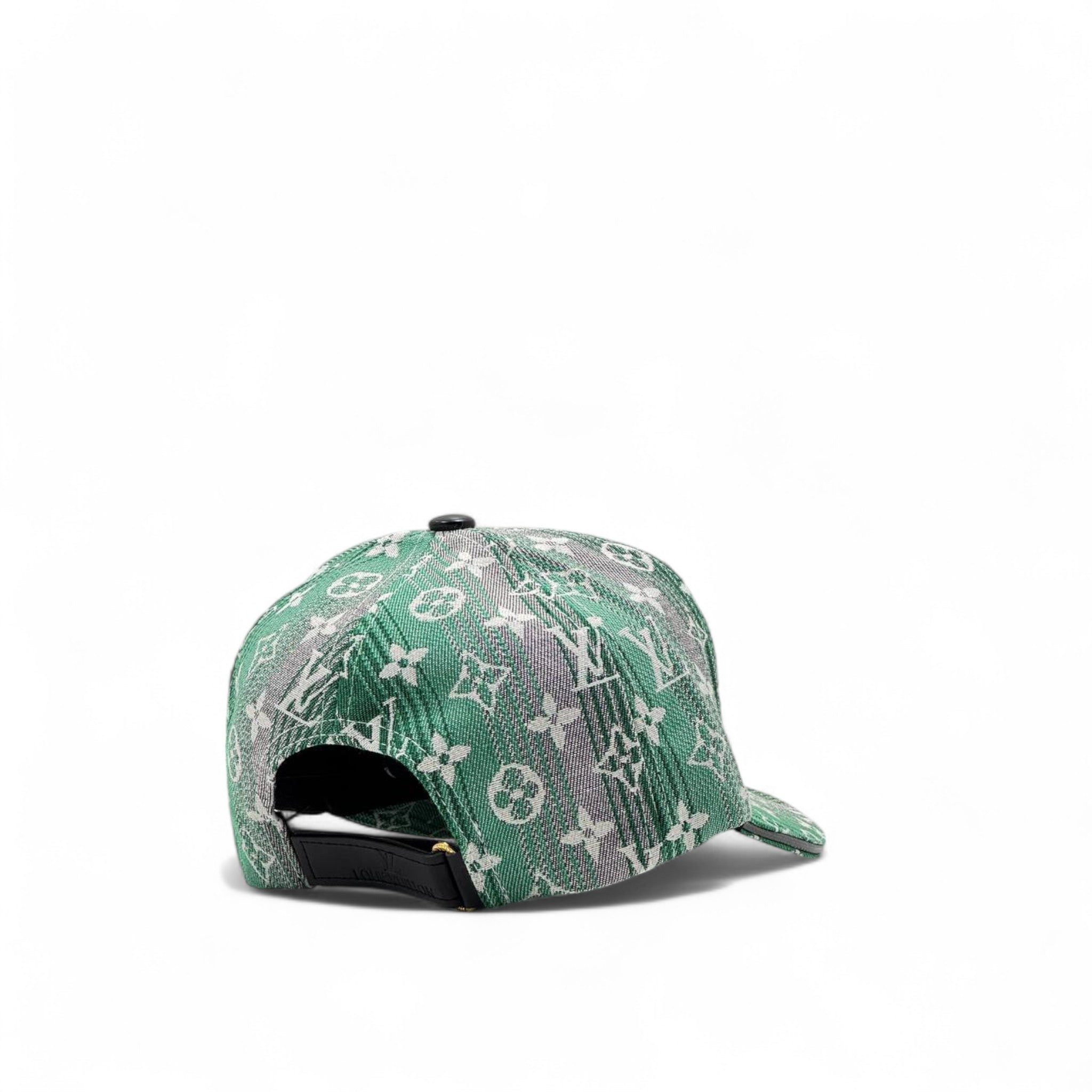 Louis Vuitton Monogram Gradient Cap β Emerald Green Edition πβ¨