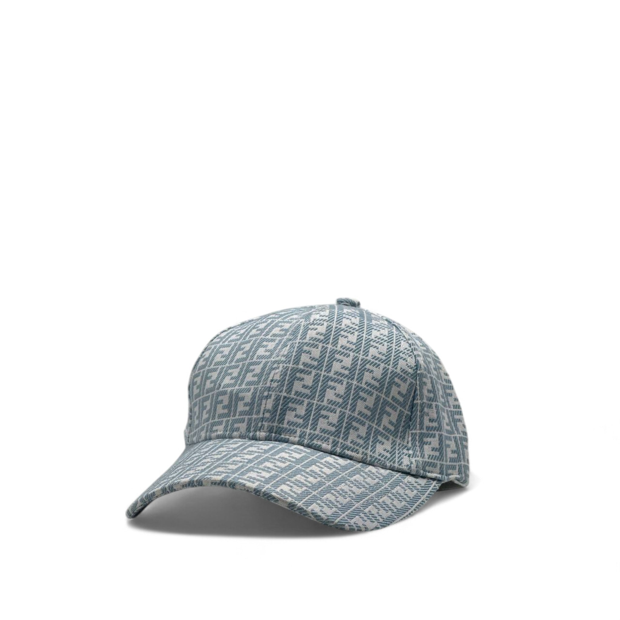 🧢 Fendi Blue FF Monogram Cap – Iconic Italian Luxury in Every Stitch 💎🇮🇹