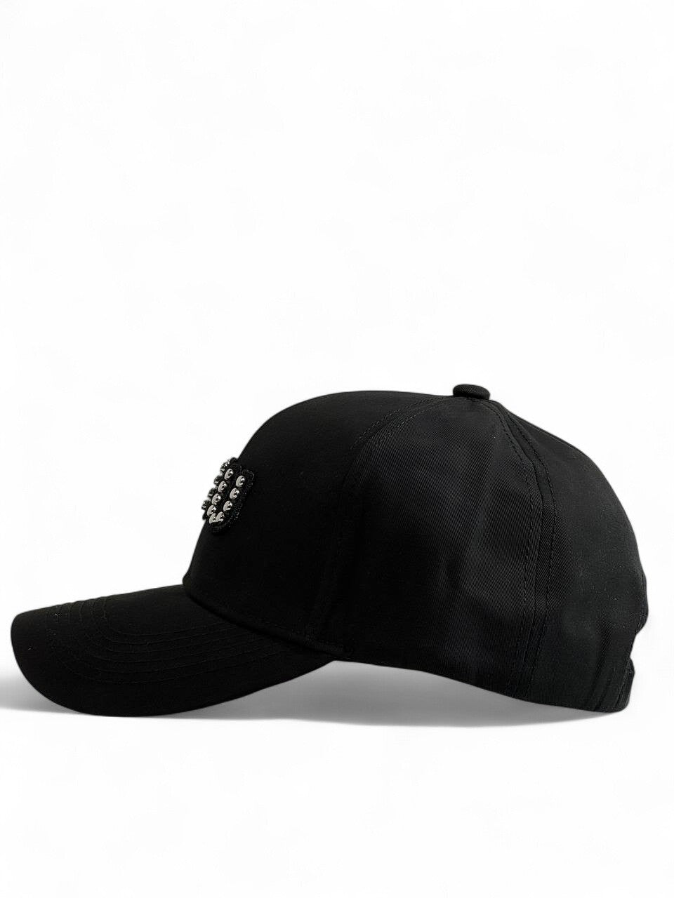 π€ Miu Miu Crystal Logo Black Cap π€