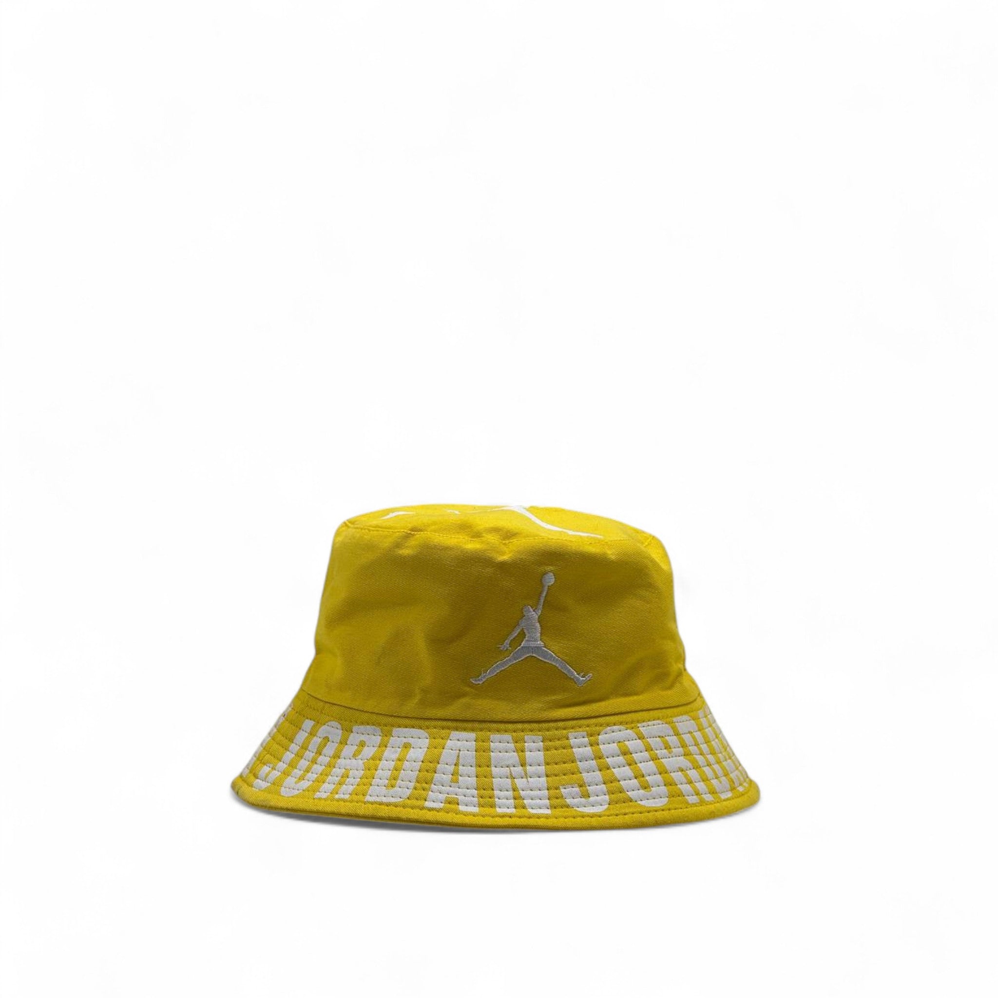 Air Jordan Bucket Hat – Bright Yellow Street Edition ⚡🟡