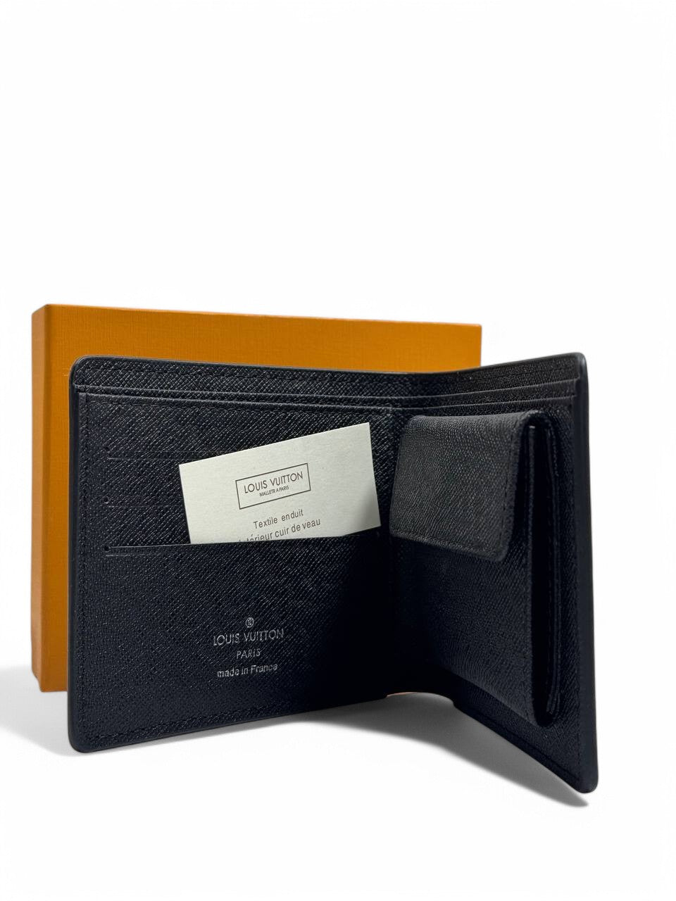 Louis Vuitton Damier Ebene Wallet – Classic Brown Bifold Designer Wallet for Men