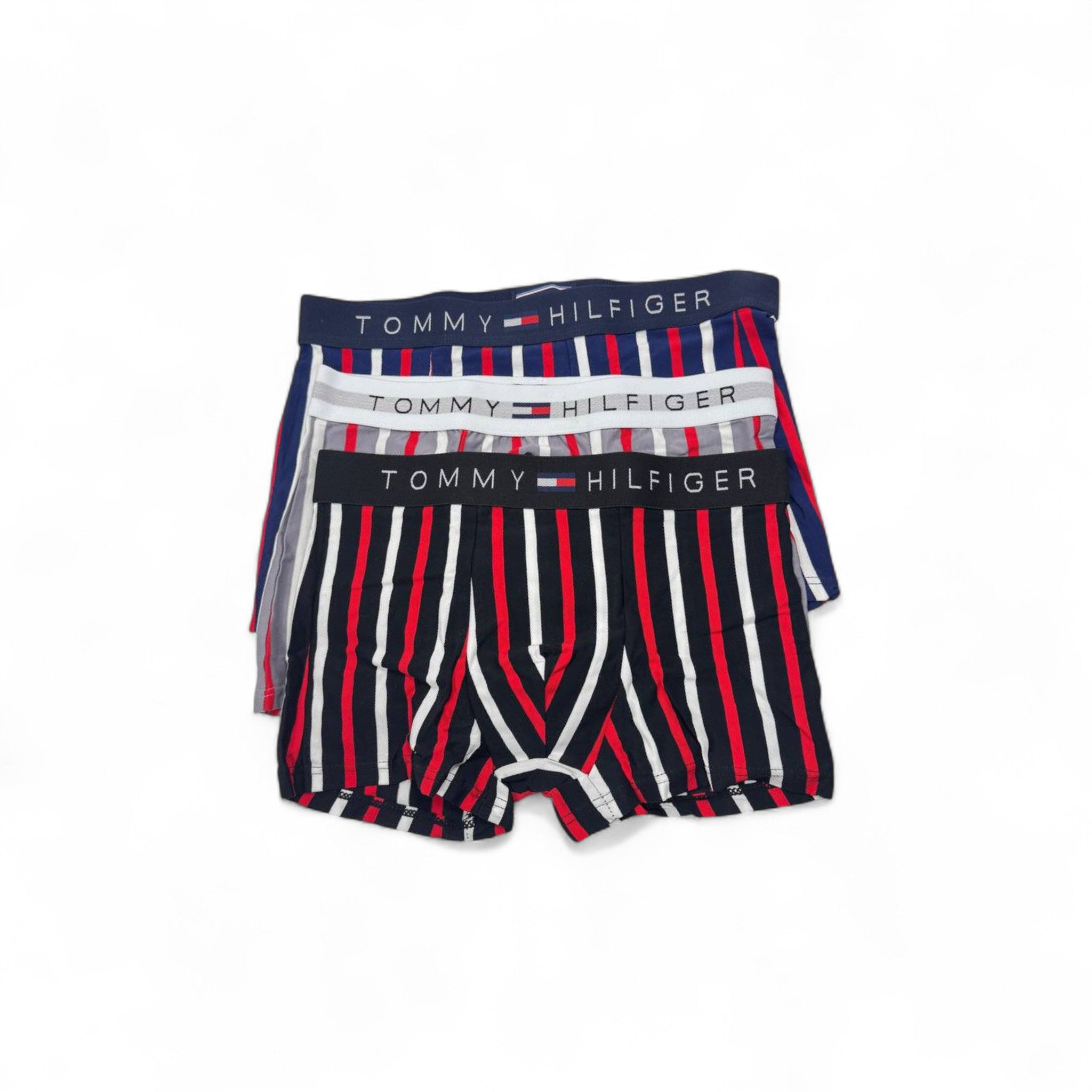 Tommy Hilfiger Striped Boxer Briefs - 3 Pack π΅π΄βͺ | Bold & Comfy Style