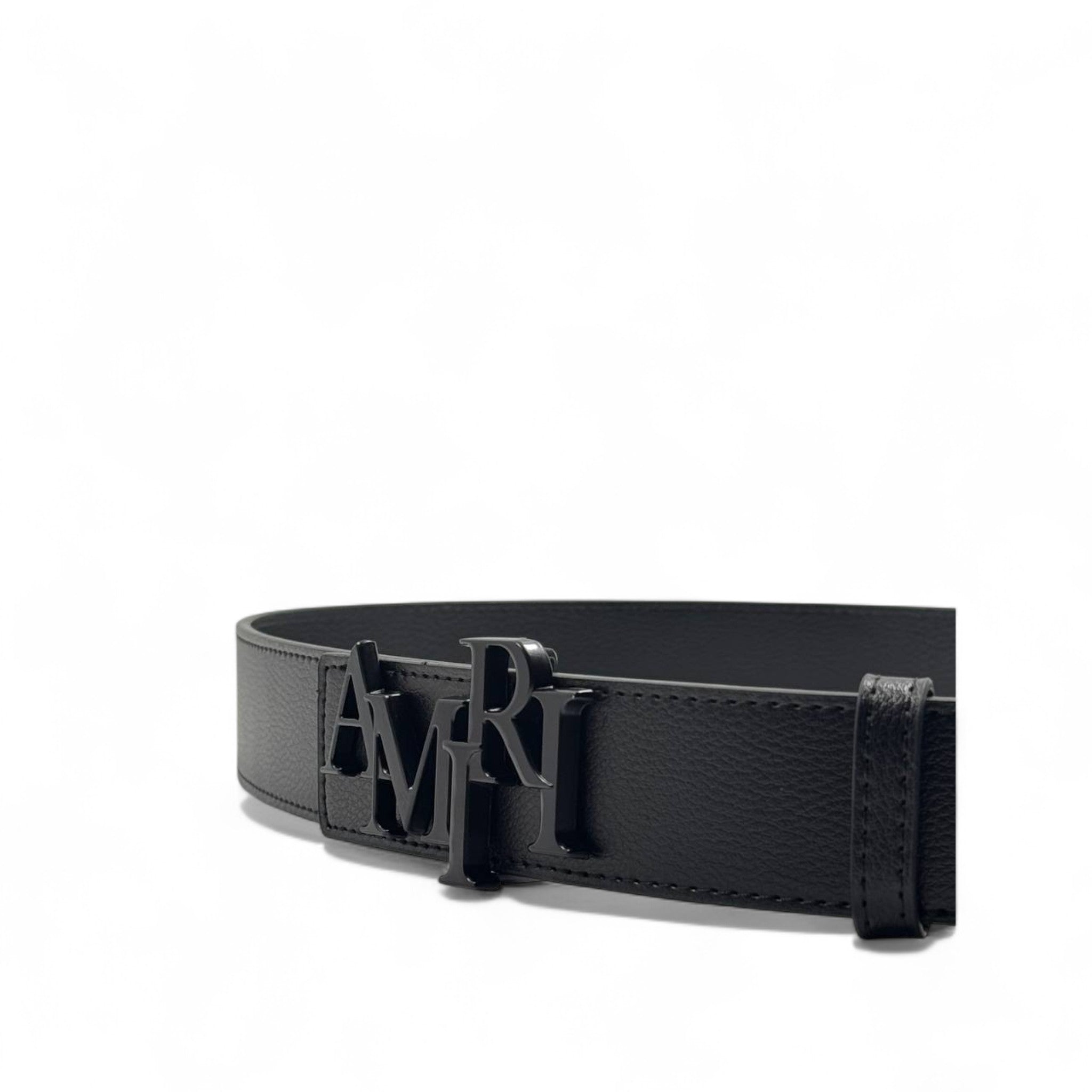 AMIRI Blackout Logo Belt β 110 cm | Bold & Minimal Luxury π€