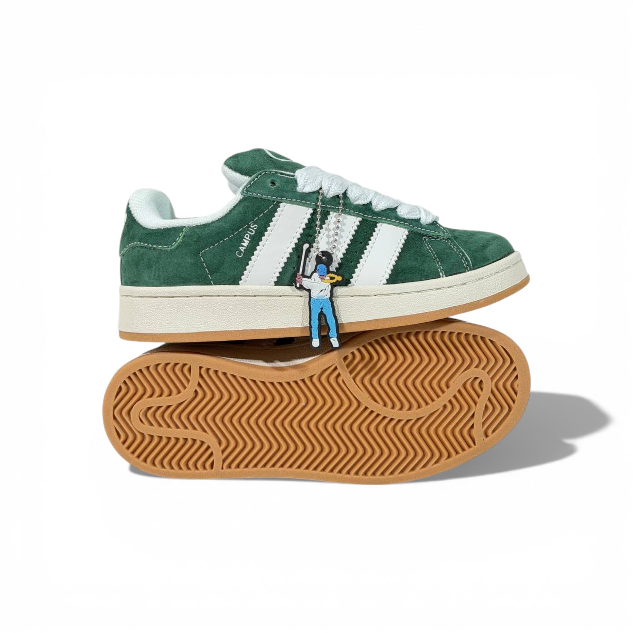 Adidas Campus Women Green Suede Sneakers – Classic Street Style 👟💚