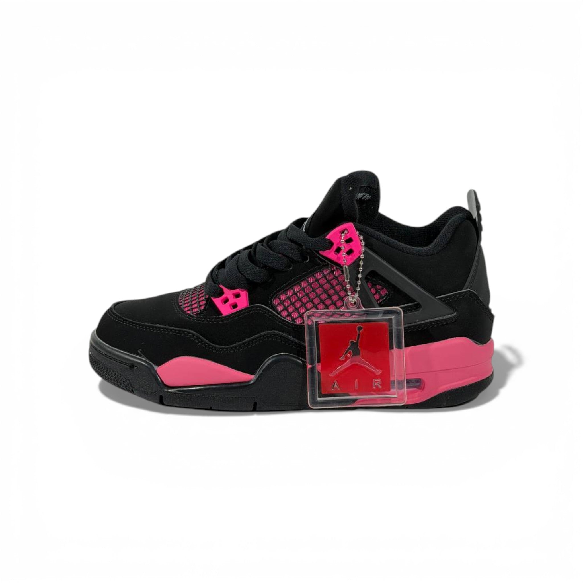 Jordan-Style Black & Pink Womenβs Sneakers β Sporty Street Fashion ππ