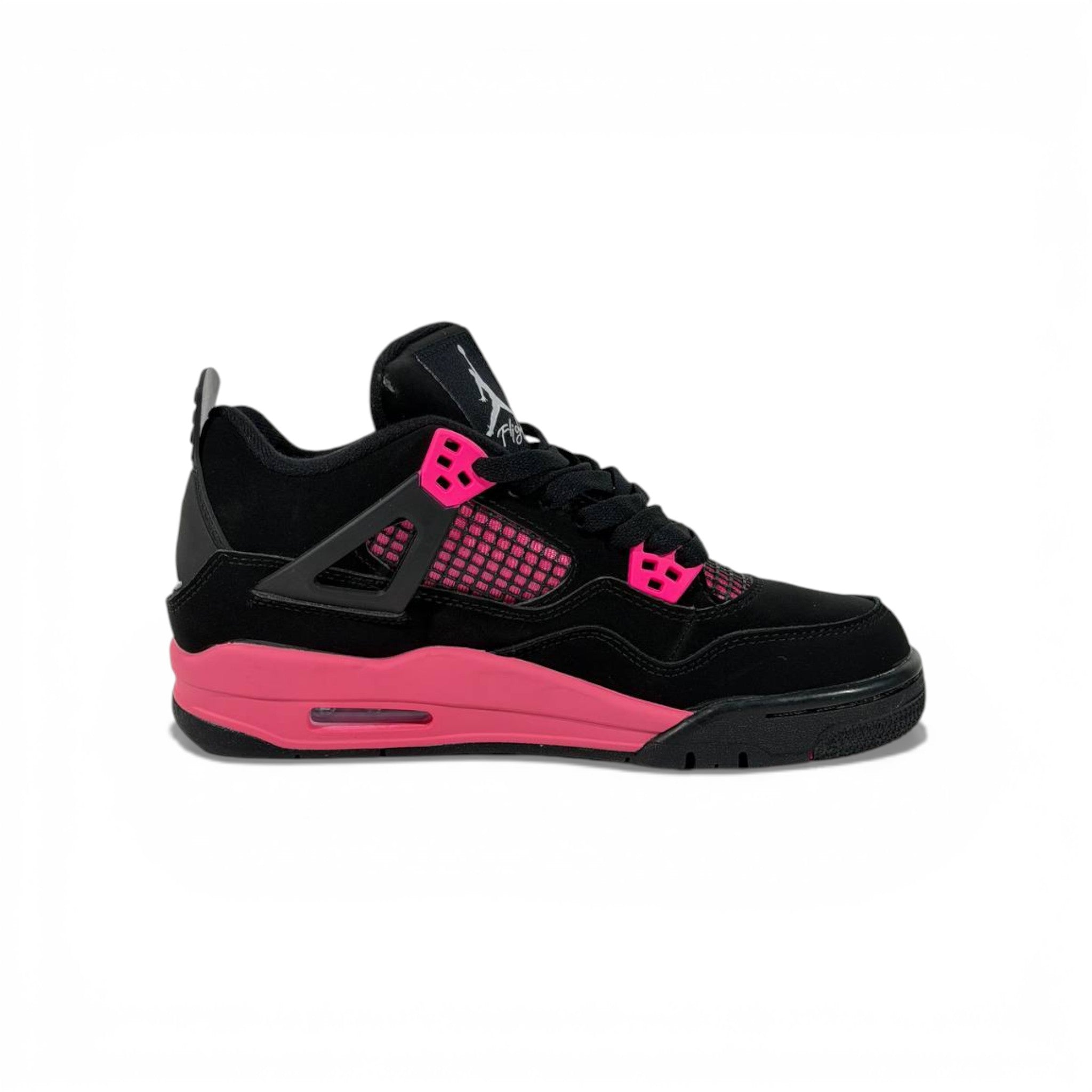 Jordan-Style Black & Pink Womenβs Sneakers β Sporty Street Fashion ππ