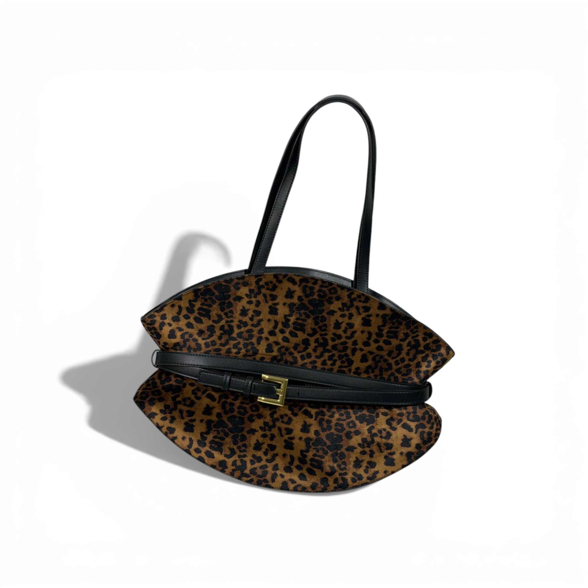 Balmain Leopard Print Shoulder Bag for Women – Luxury Statement Handbag ✨