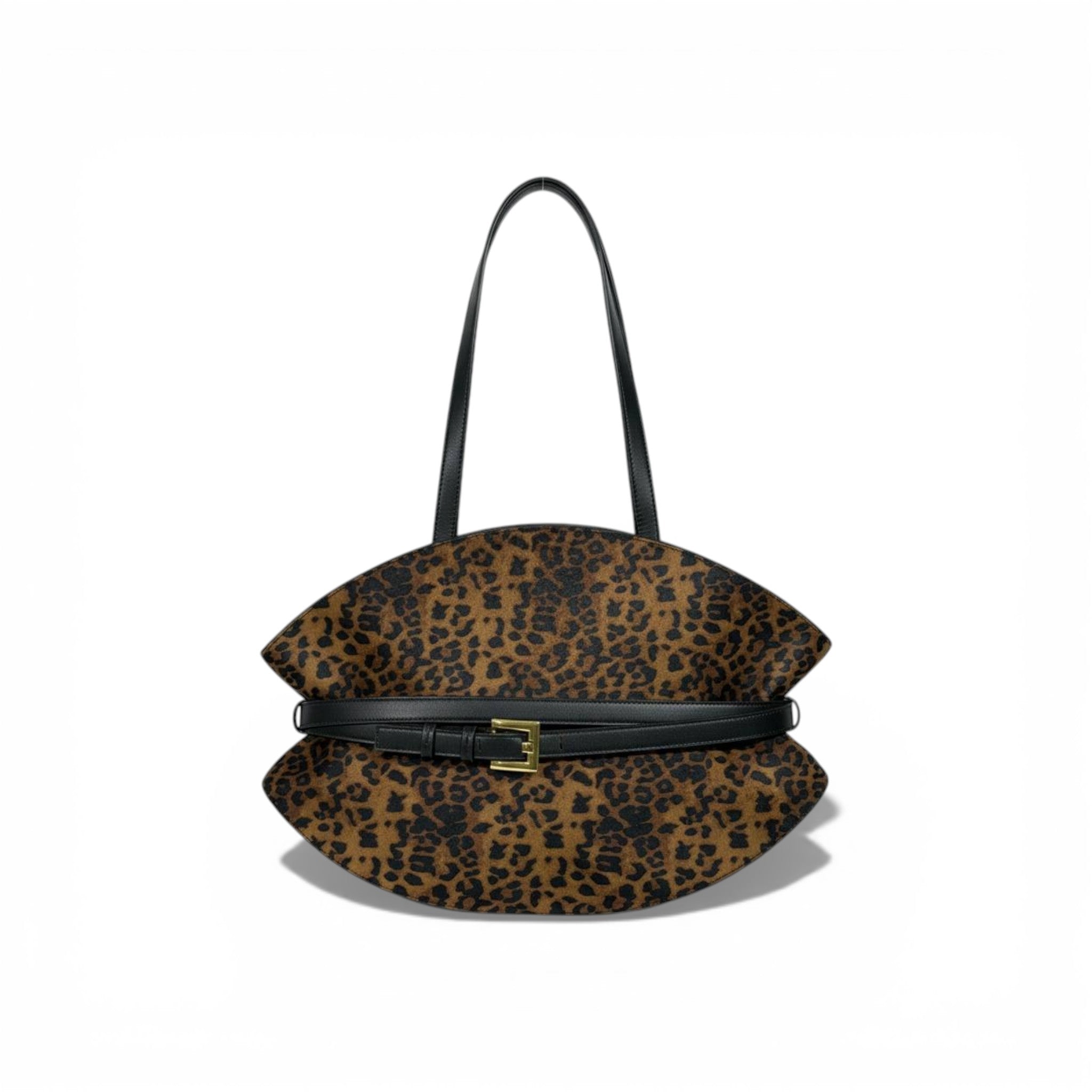 Balmain Leopard Print Shoulder Bag for Women – Luxury Statement Handbag ✨