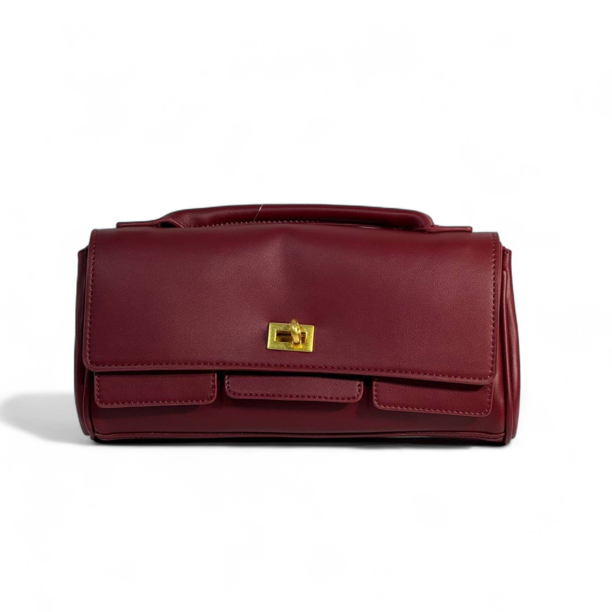 Balenciaga Burgundy Leather Handbag β€οΈ | Parisian Elegance & Italian Craftsmanship