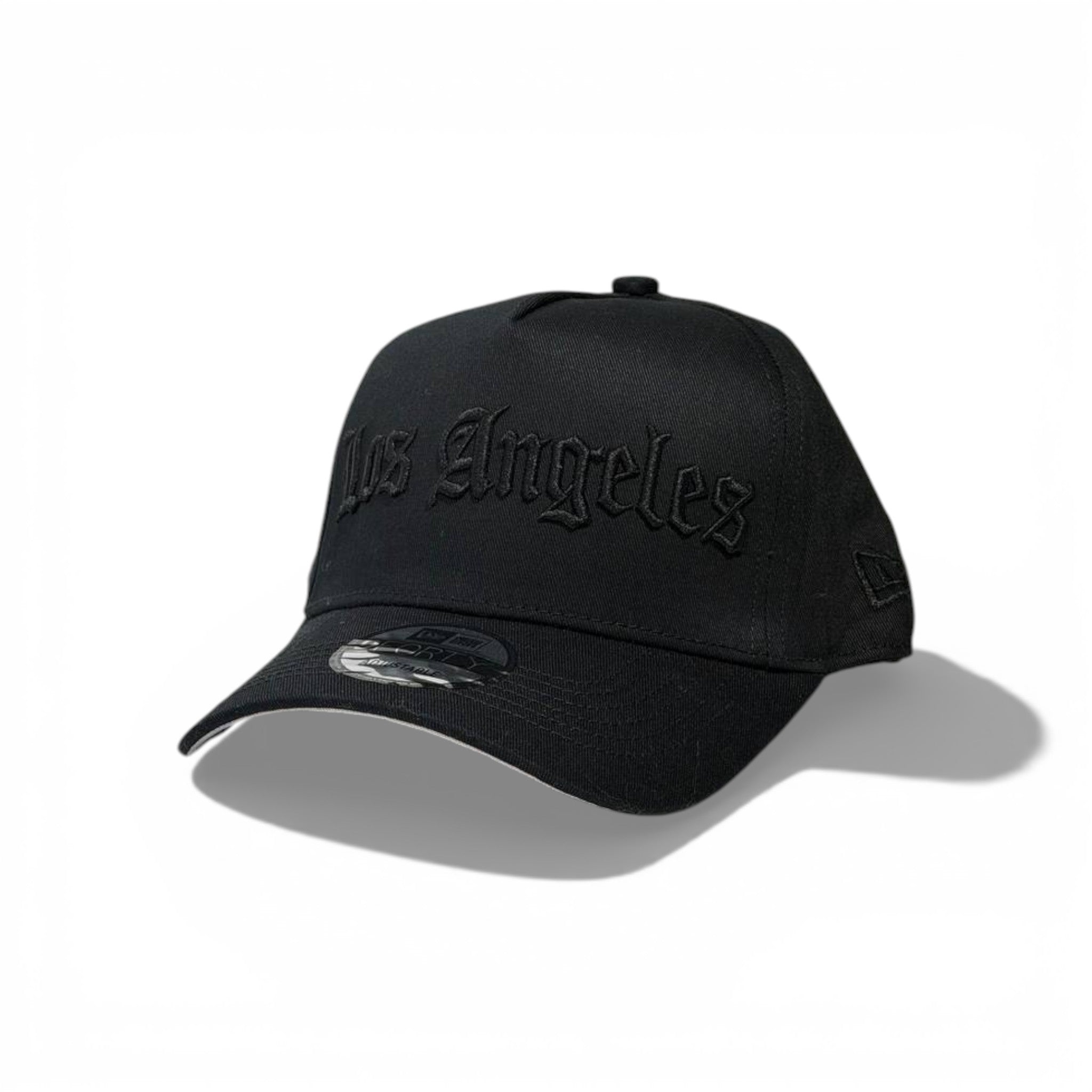 🧢 Los Angeles Angels All-Black Embroidered Baseball Cap – Adjustable Streetwear Hat 🖤🔥