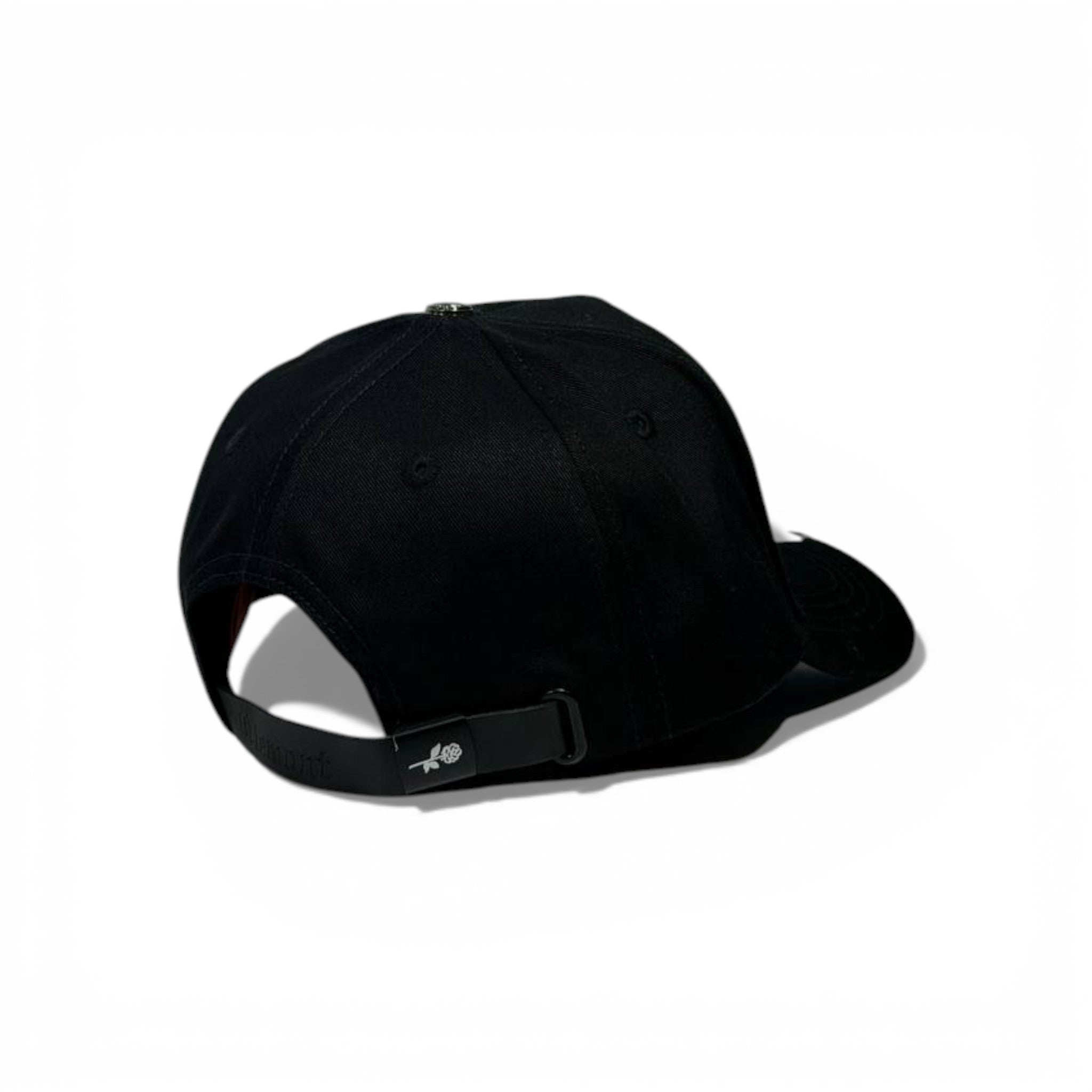 🖤 Clemont Gothic Embroidered Black Baseball Cap – Red Letter Streetwear Hat 🔥🧢