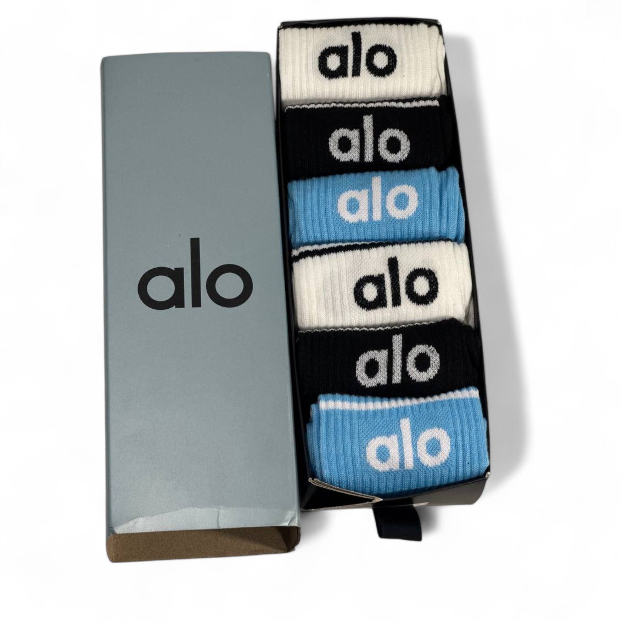 𧦠Alo Signature Socks Gift Set β 6 Pairs of Everyday Luxury