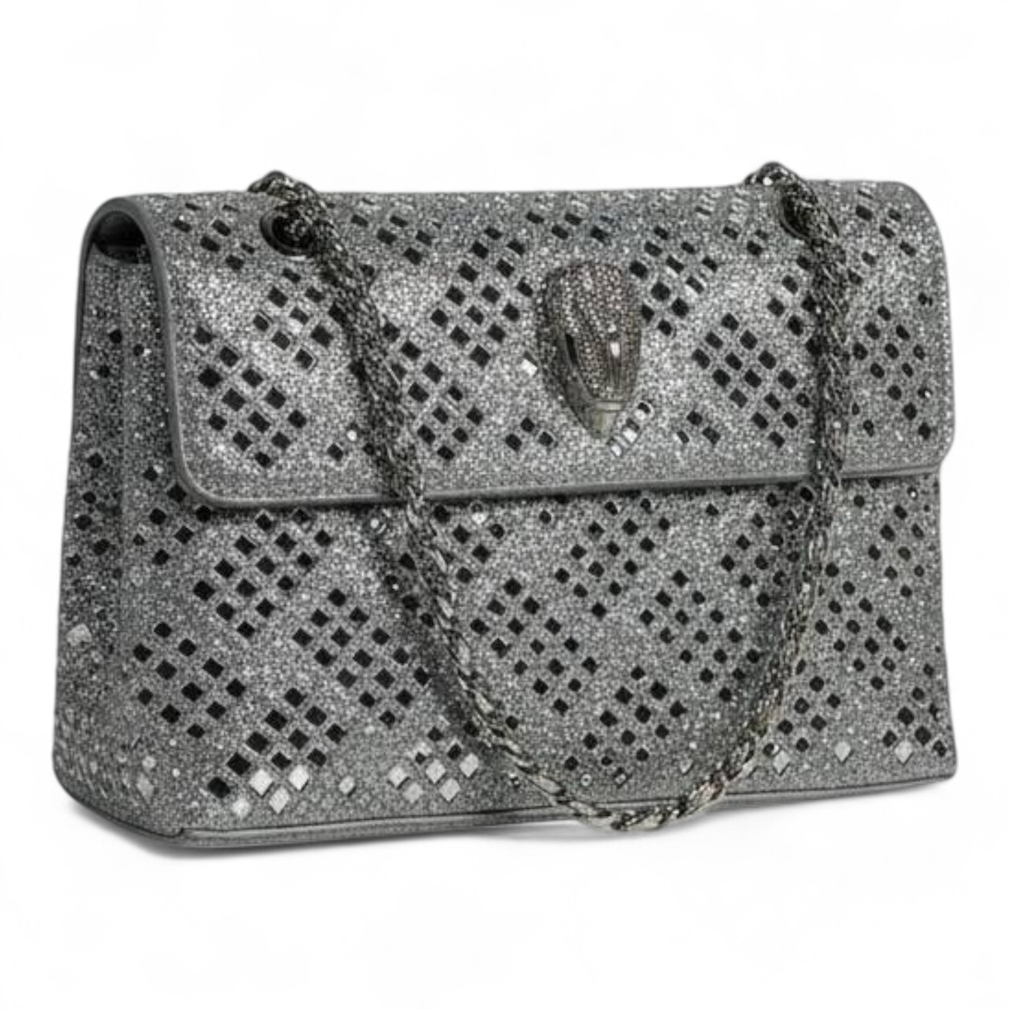 Silver Diamond Mesh Luxury Handbag ✨ | Crystal Evening Shoulder Bag for Elegant Occasions soirée