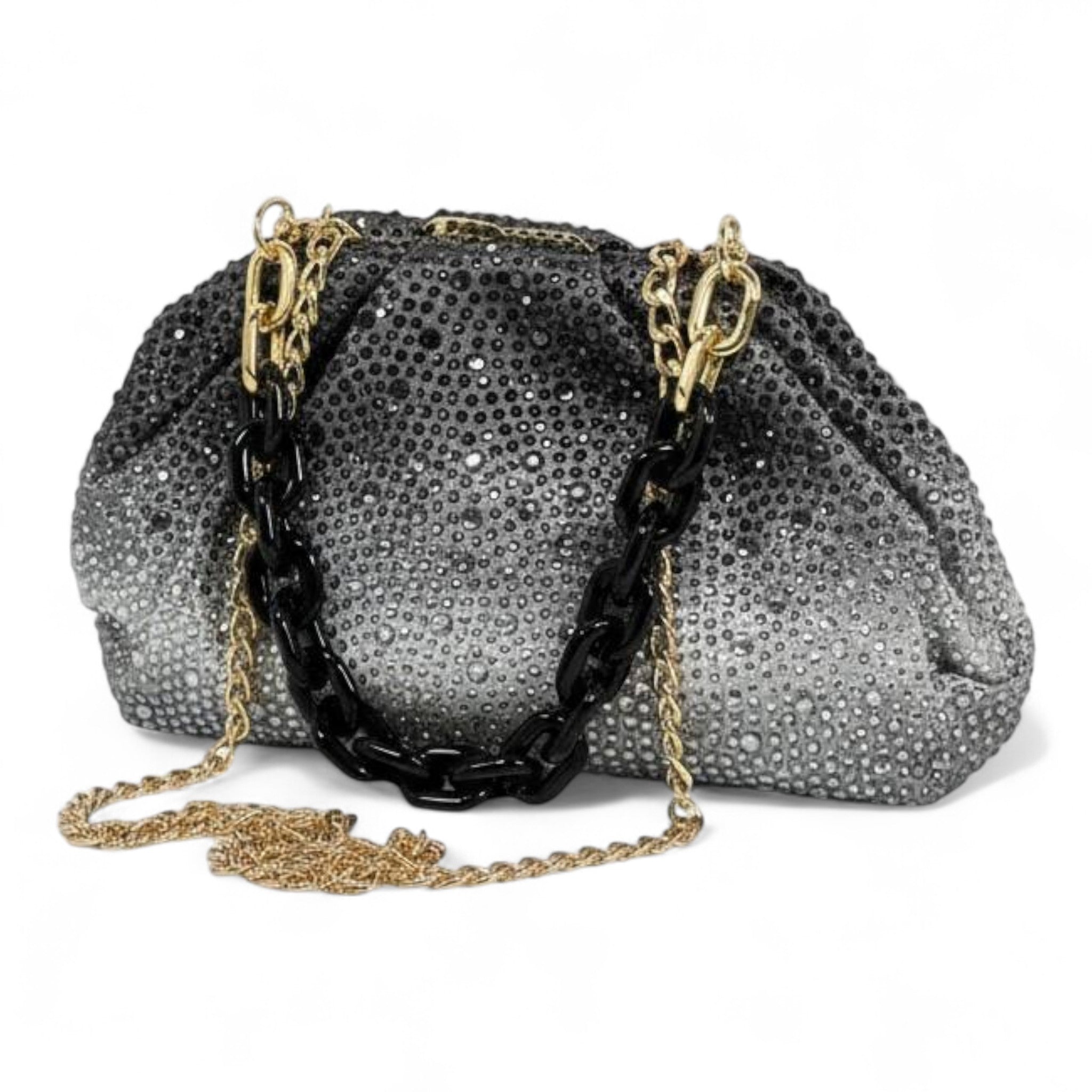 🖤 Silver Storm Crystal Bag soirée 🖤