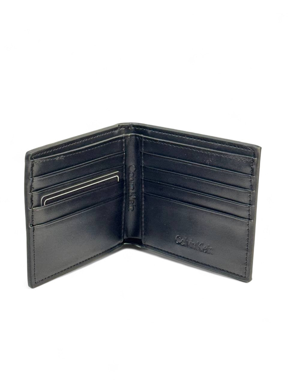 Calvin Klein-Inspired Black Embossed Wallet – The Essence of Minimal Luxury 🖤✨