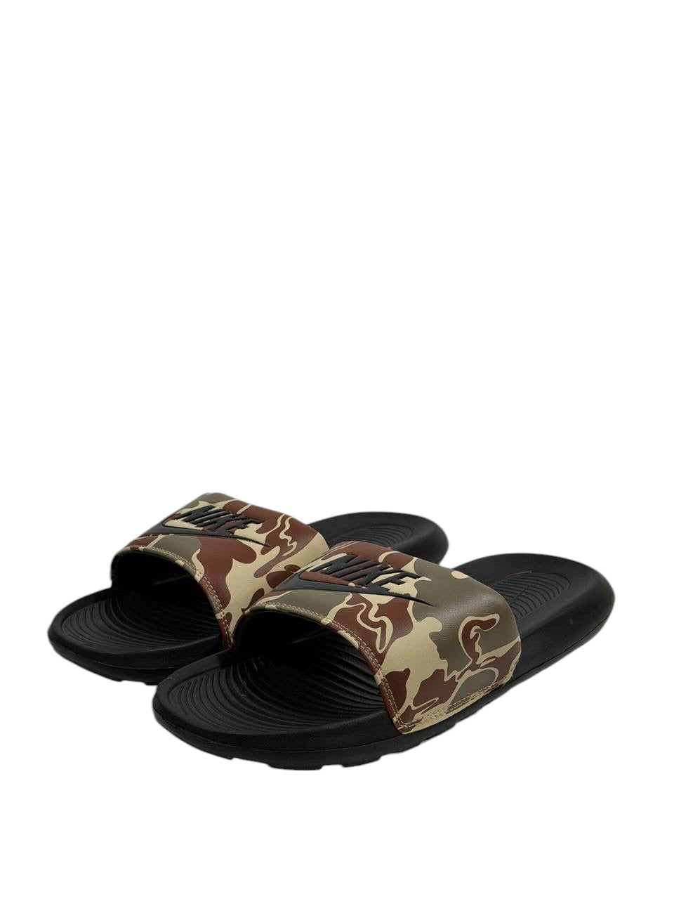 NIKE Camo Slide Sandals – Military Edition 🟤⚡