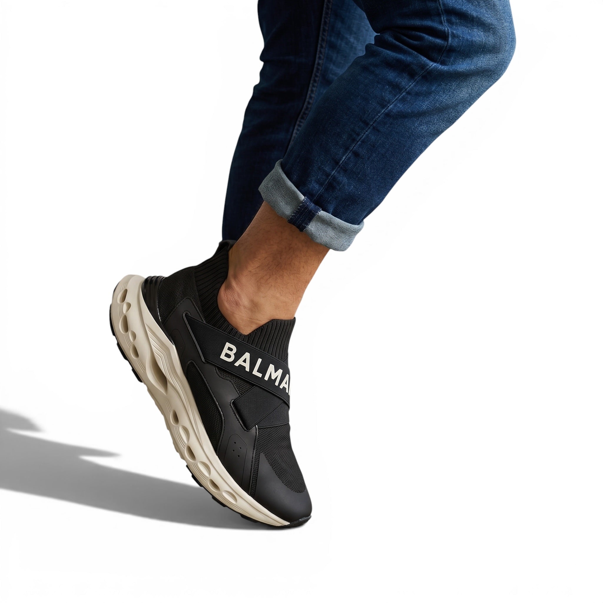 Balmain Logo Strap Sneakers π€β‘ | Bold Street Luxury