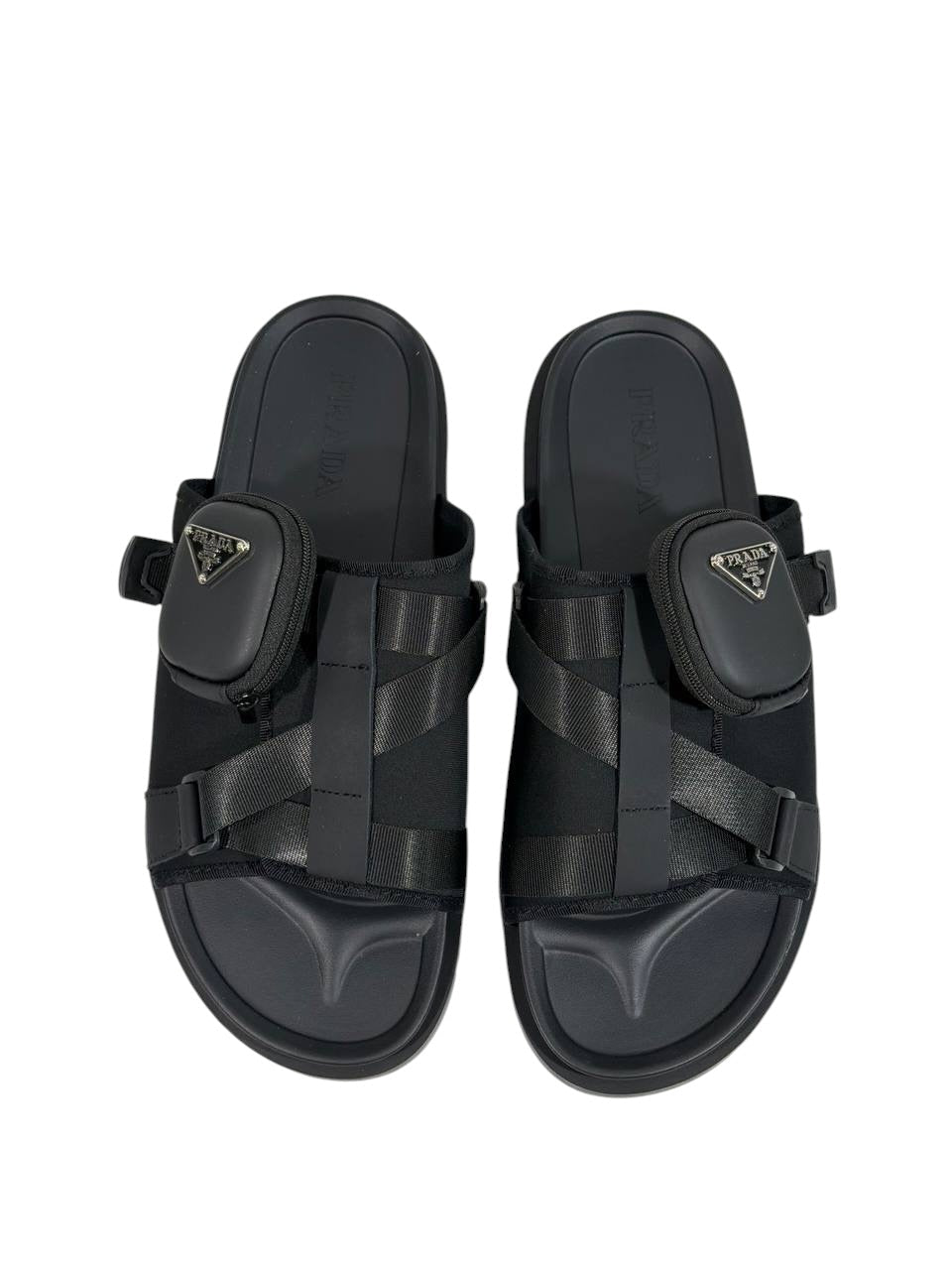 Prada Tactical Pocket Slides β Black Utility Luxury π€β‘