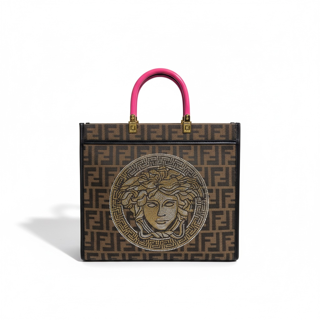 Fendace Medusa Monogram Tote ππ | Fendi x Versace Collaboration