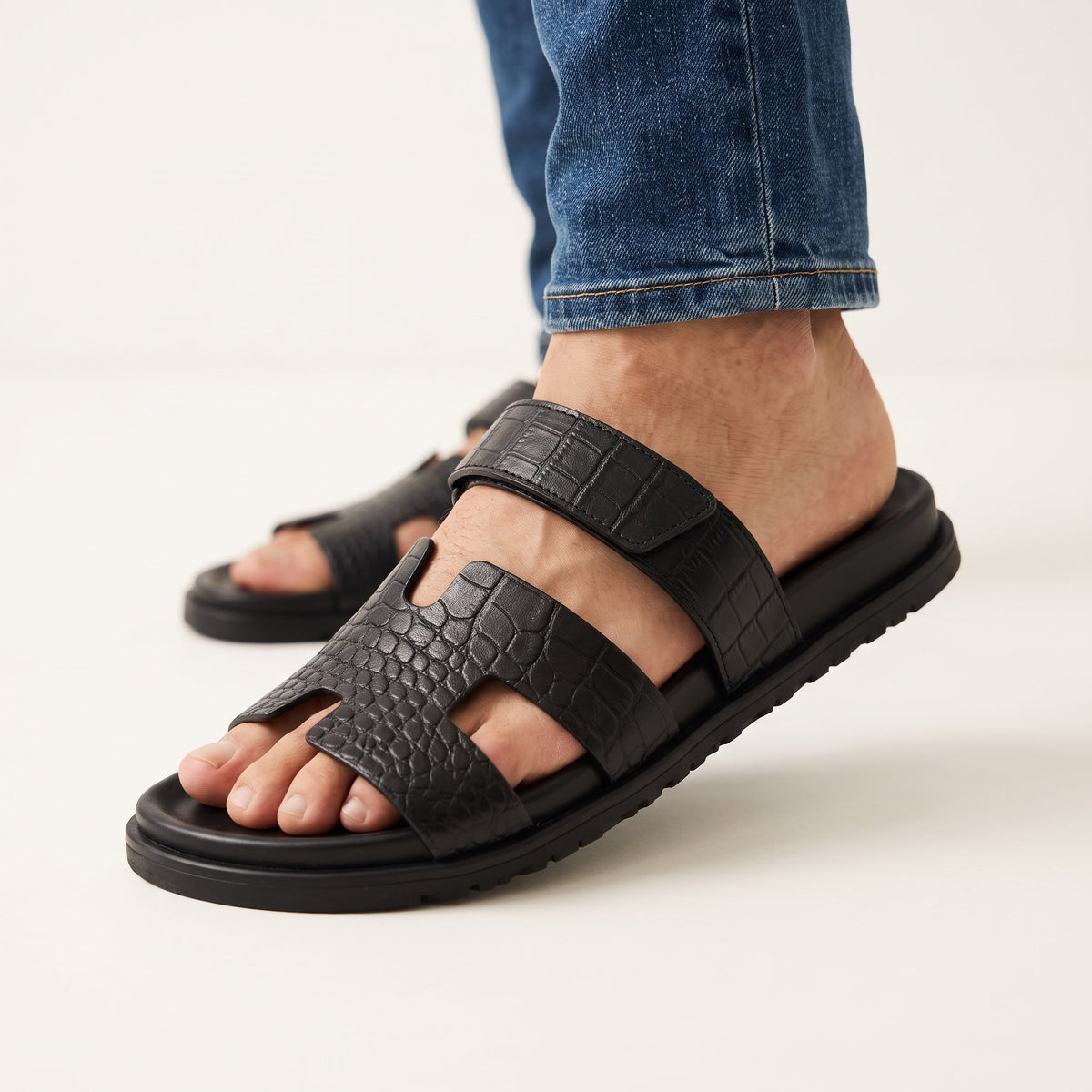 Hermès Slide — Black
