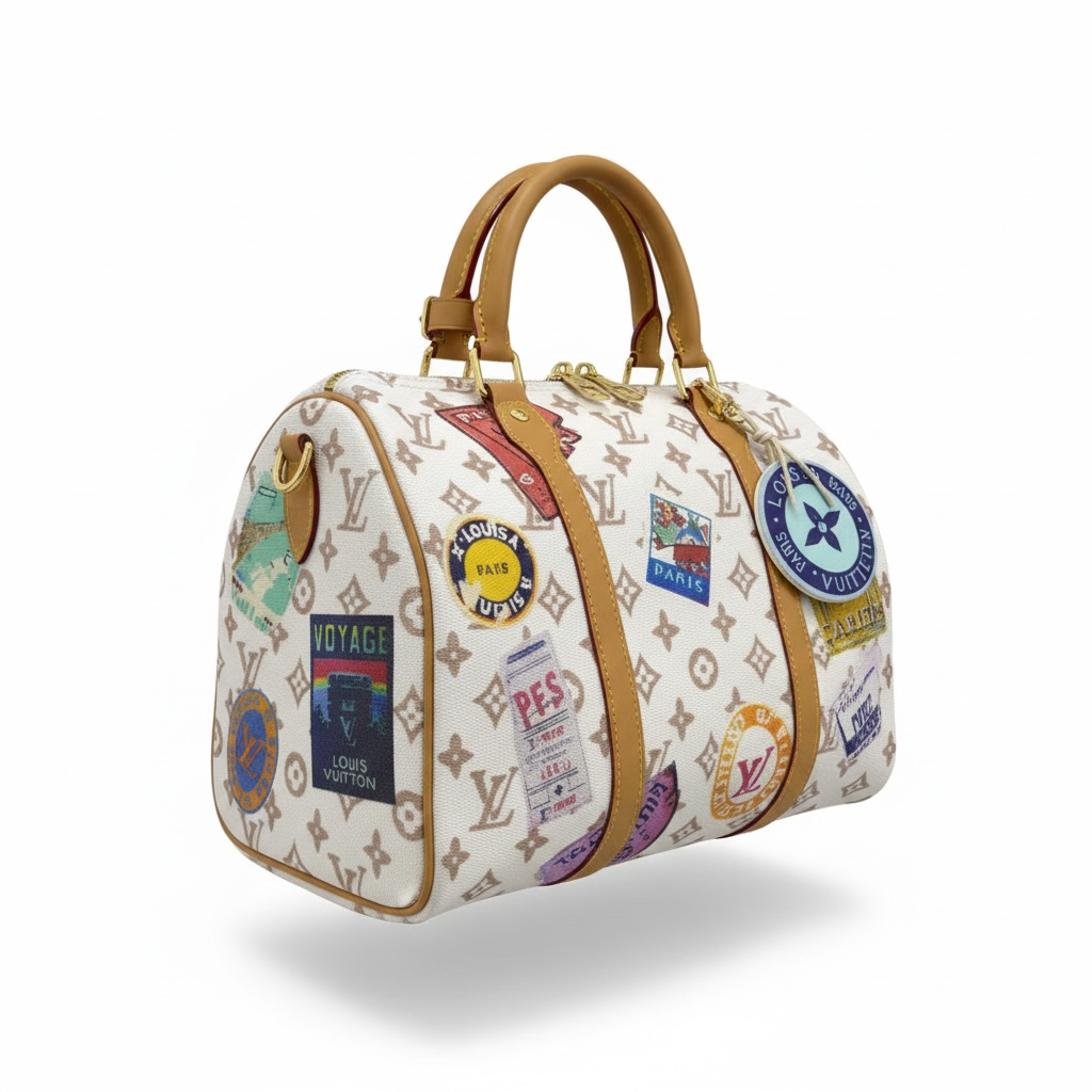 Louis Vuitton Monogram Travel Stickers Speedy Bag π€πβοΈ