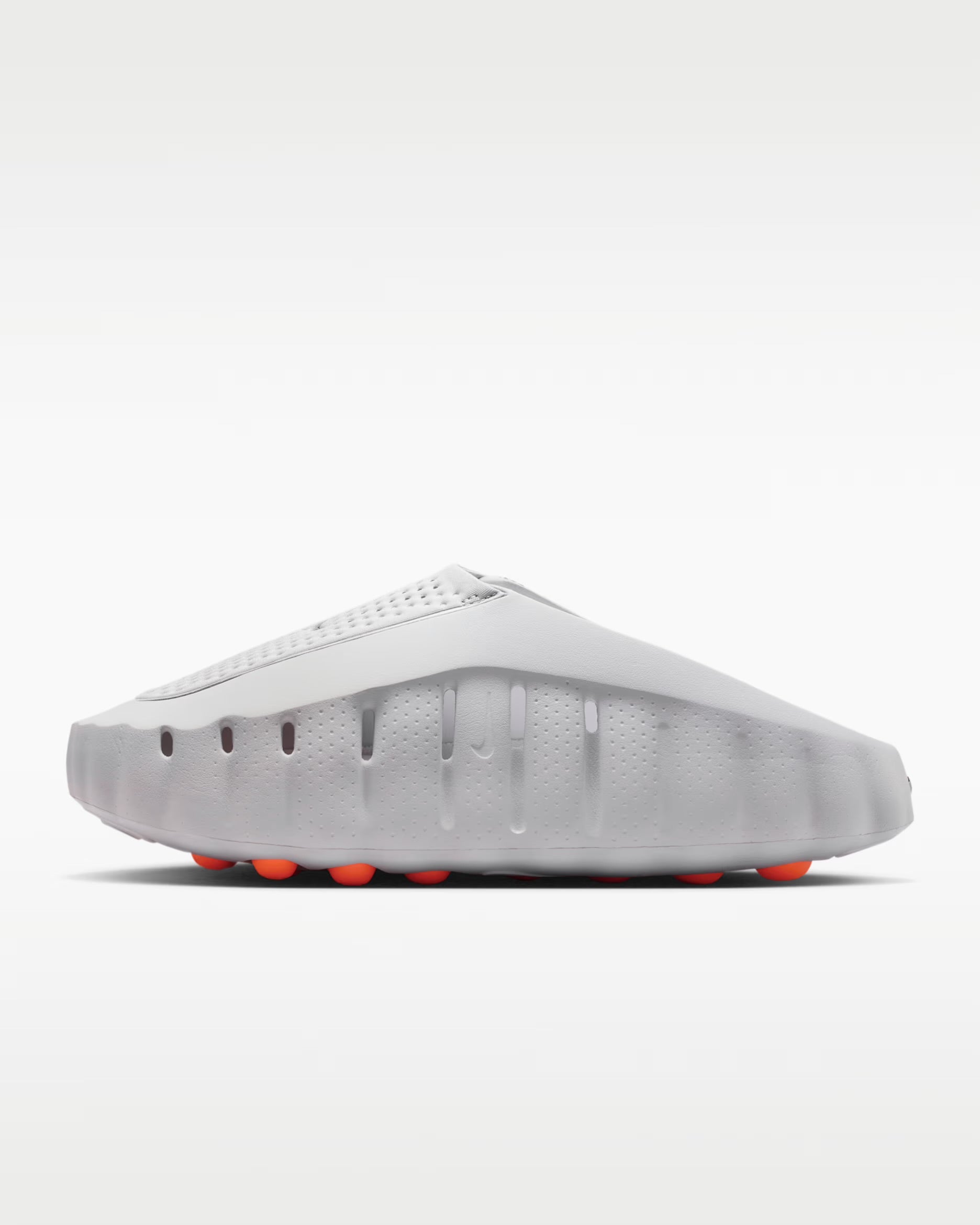 Nike Mind 001 Futuristic Slides – Premium Minimal Comfort Sandals 👟⚡ | Grey & Neon Grip Sole