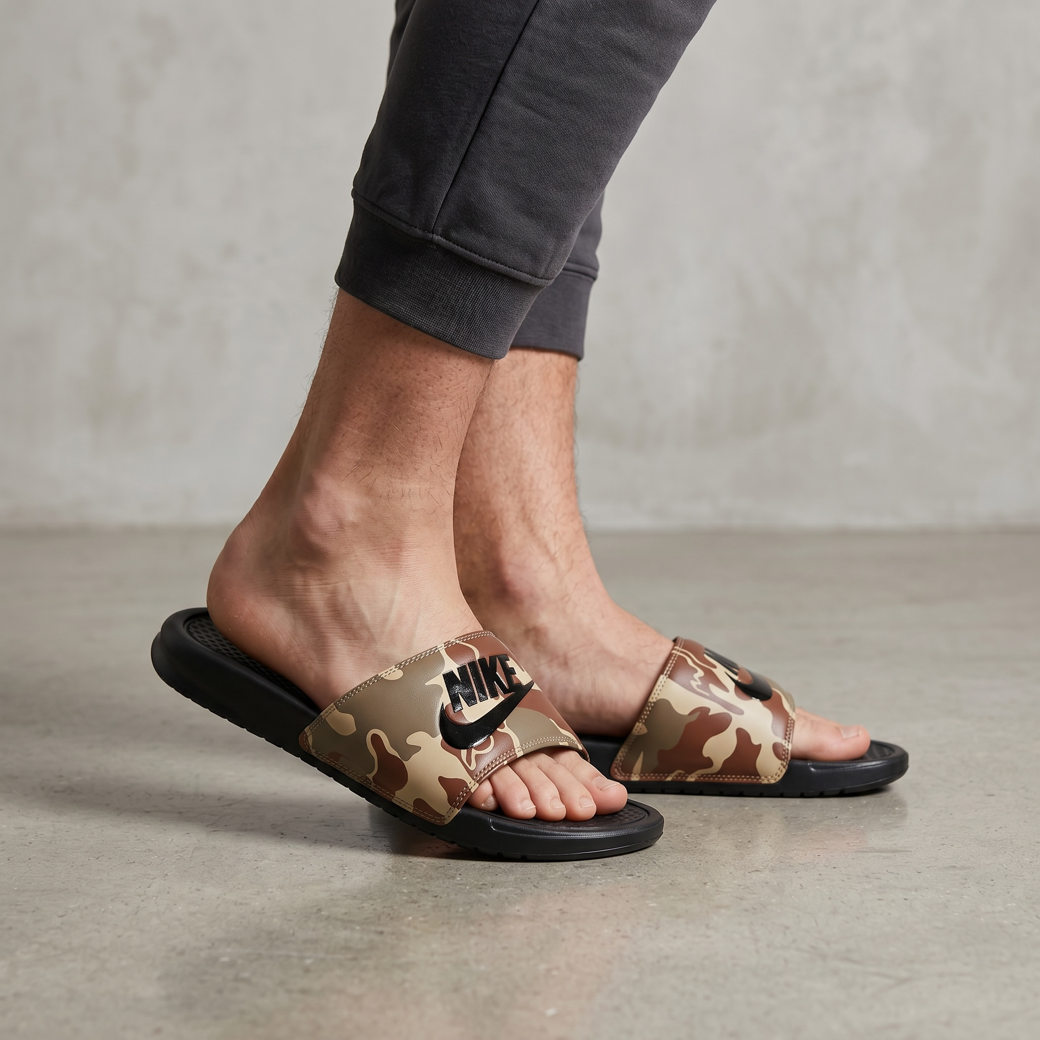 NIKE Camo Slide Sandals β Military Edition π€β‘