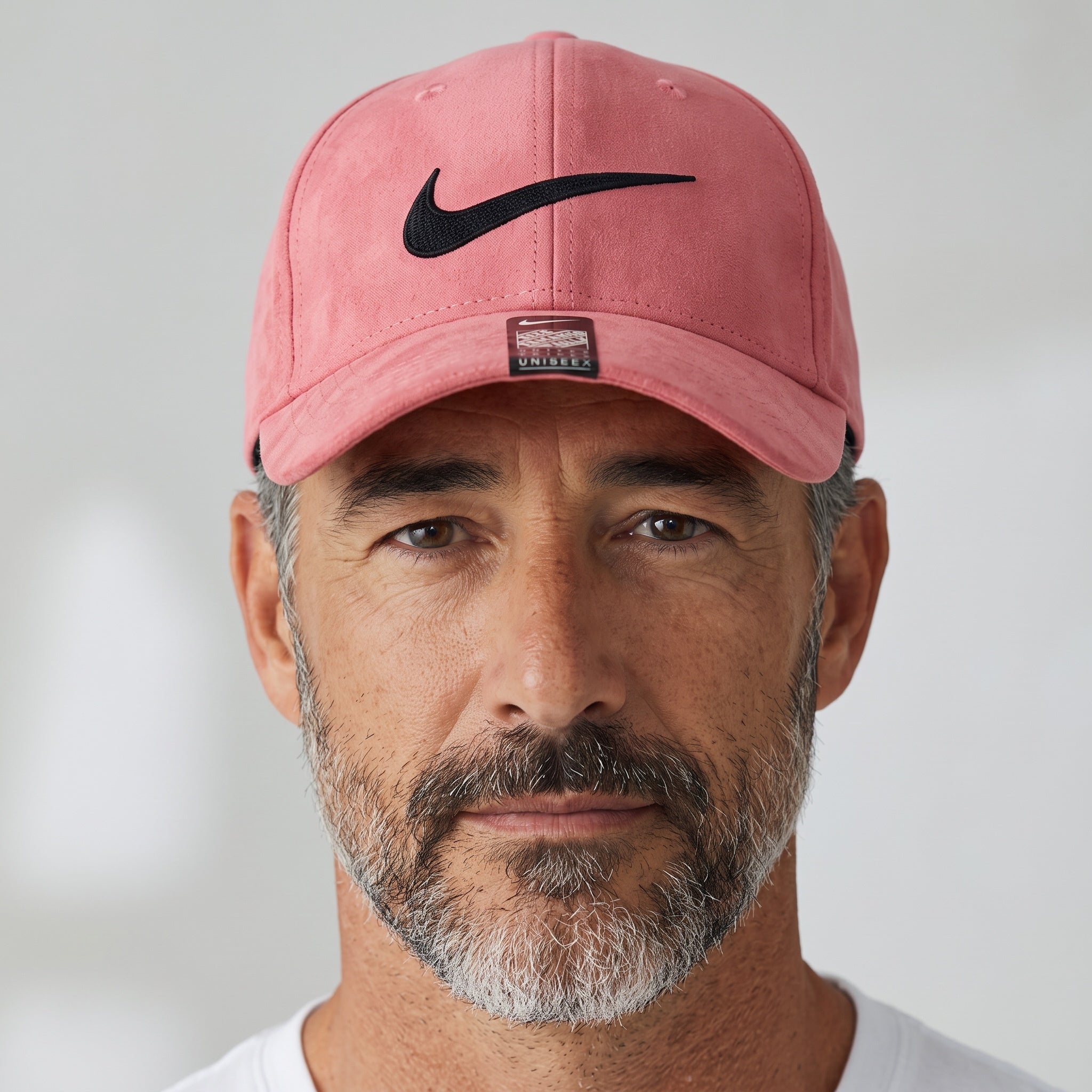 Nike Classic Swoosh Cap – Pink Curved Brim 🧢