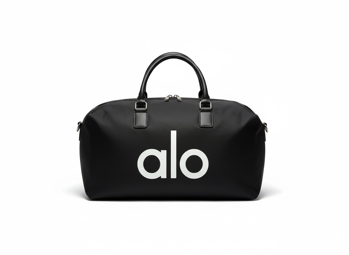 ALO Black Travel Duffel Bag π€βοΈ | Minimal Sport Luxury
