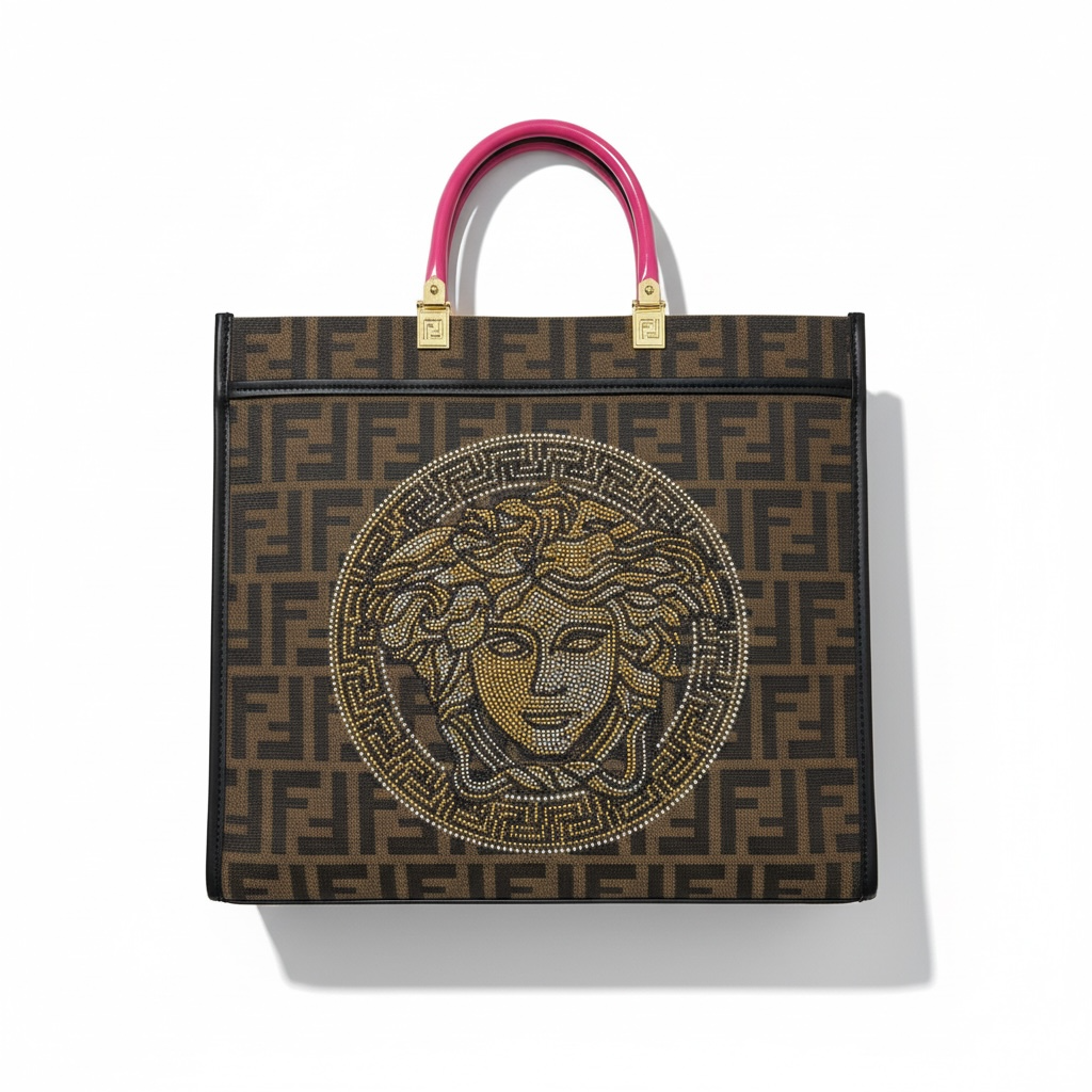 Fendace Medusa Monogram Tote ππ | Fendi x Versace Collaboration