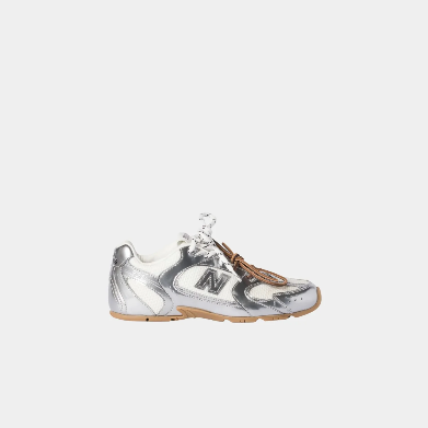 New Balance 328 Trainer β Silver & White