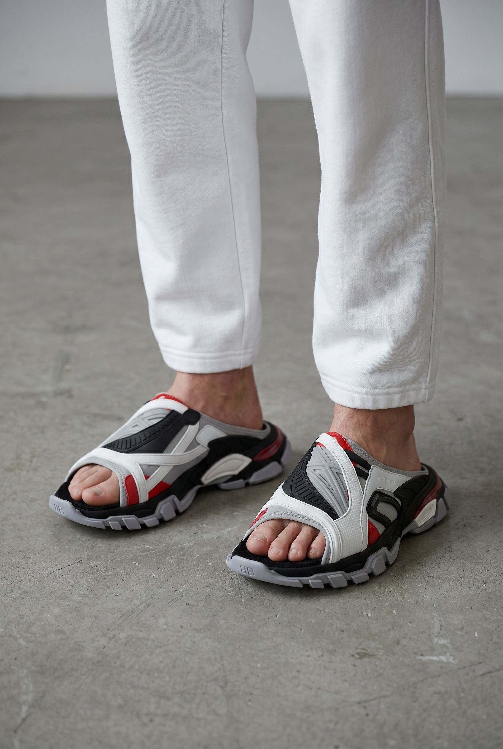 Balenciaga Sport Chunky Sandals β Tech Streetwear Slides βͺπ΄β«