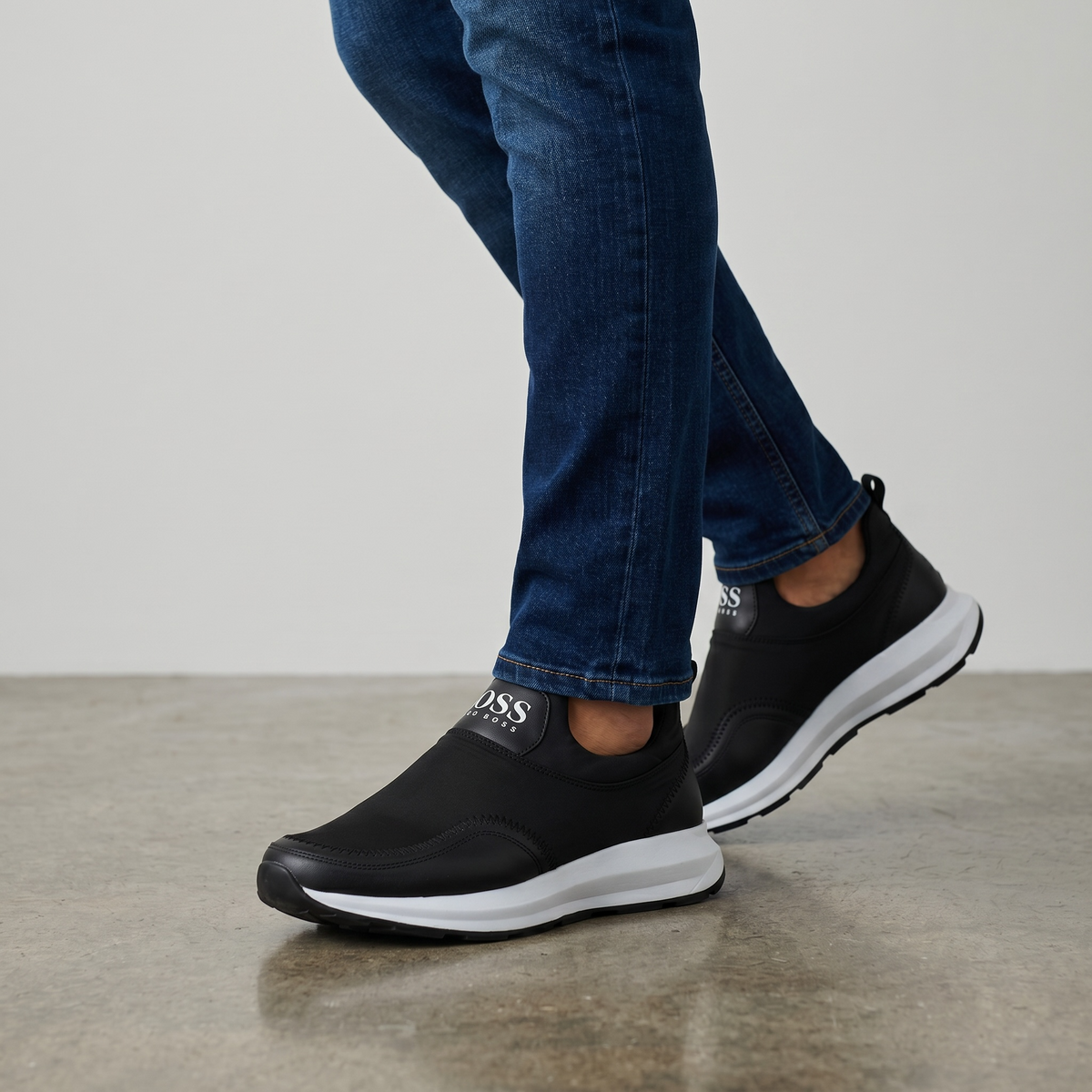 BOSS Performance Slip-On Sneakers β«βͺ
