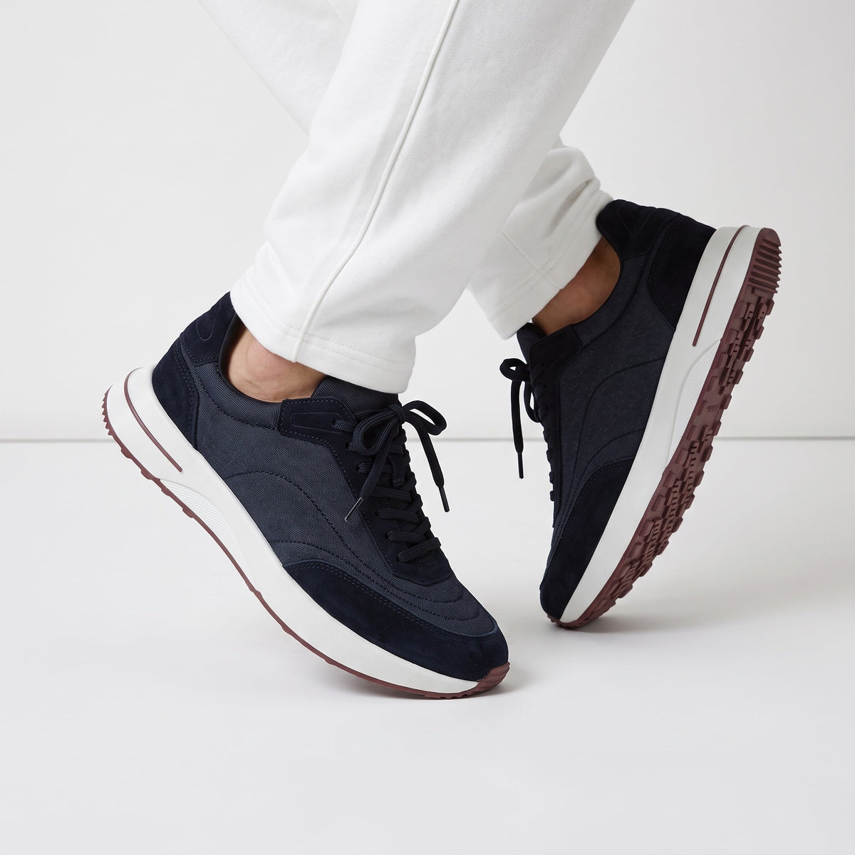 Loro Piana Low-Top Runner β Black